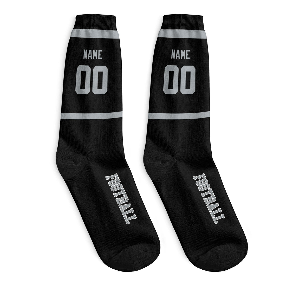 Custom Las Vegas Football Socks - Personalized Athletic Fan Crew Socks - Antking