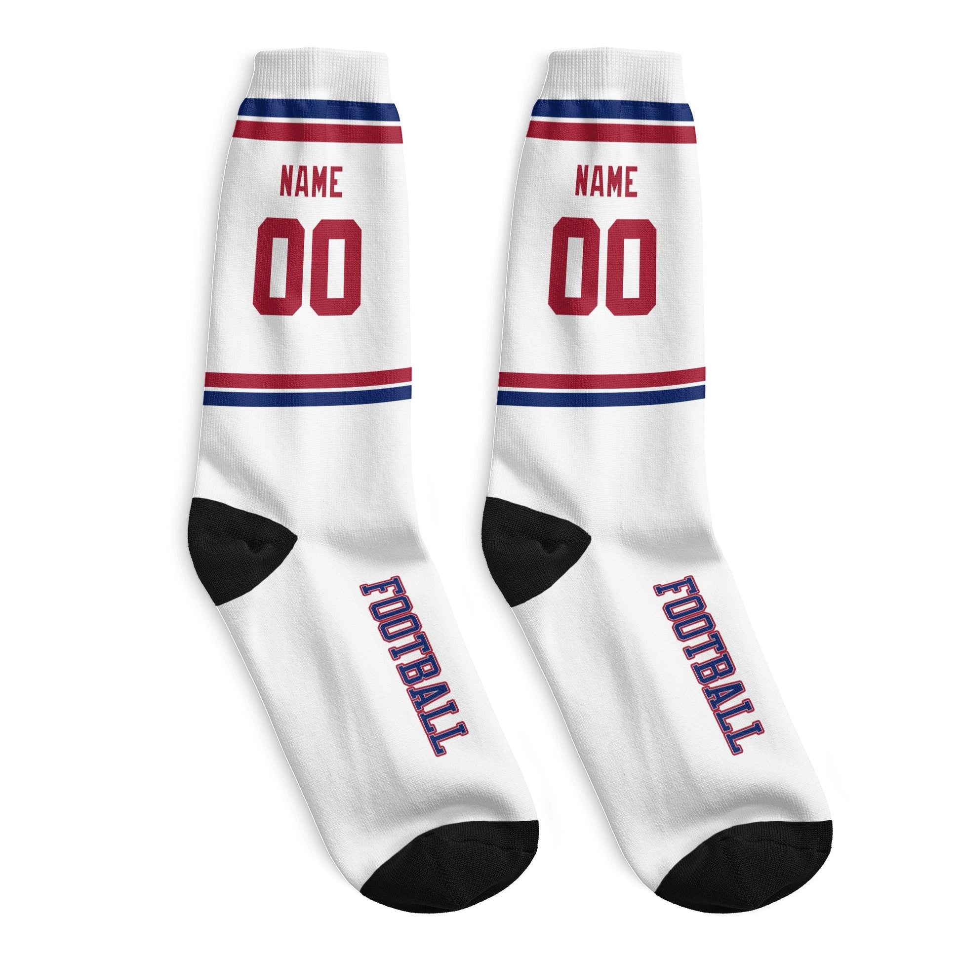 ANTKING New York Socks 2 Pairs Custom any Name and Number for Men Women Gift ANTKING