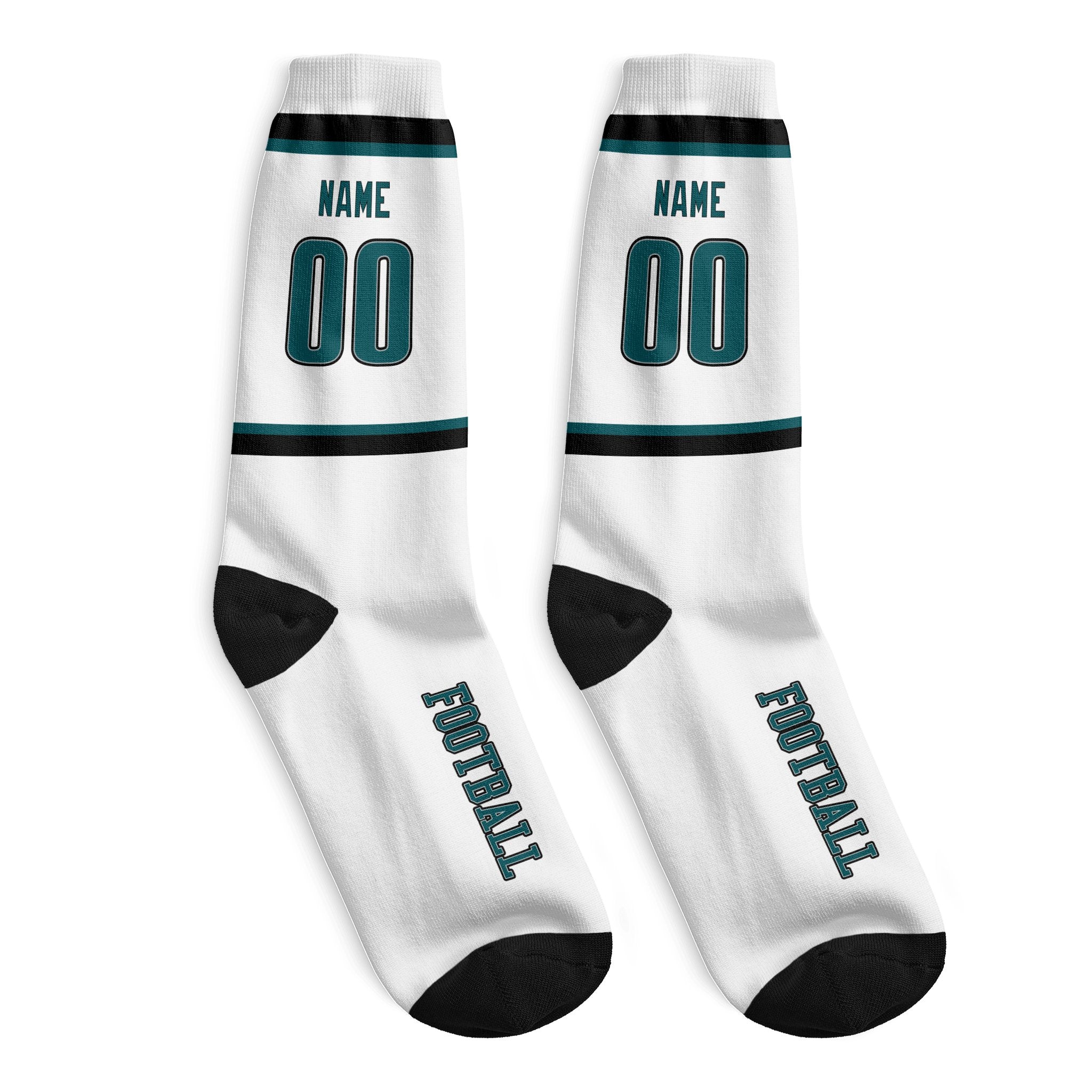 ANTKING Philadelphia Socks 2 Pairs Custom any Name and Number for Men Women Gift ANTKING