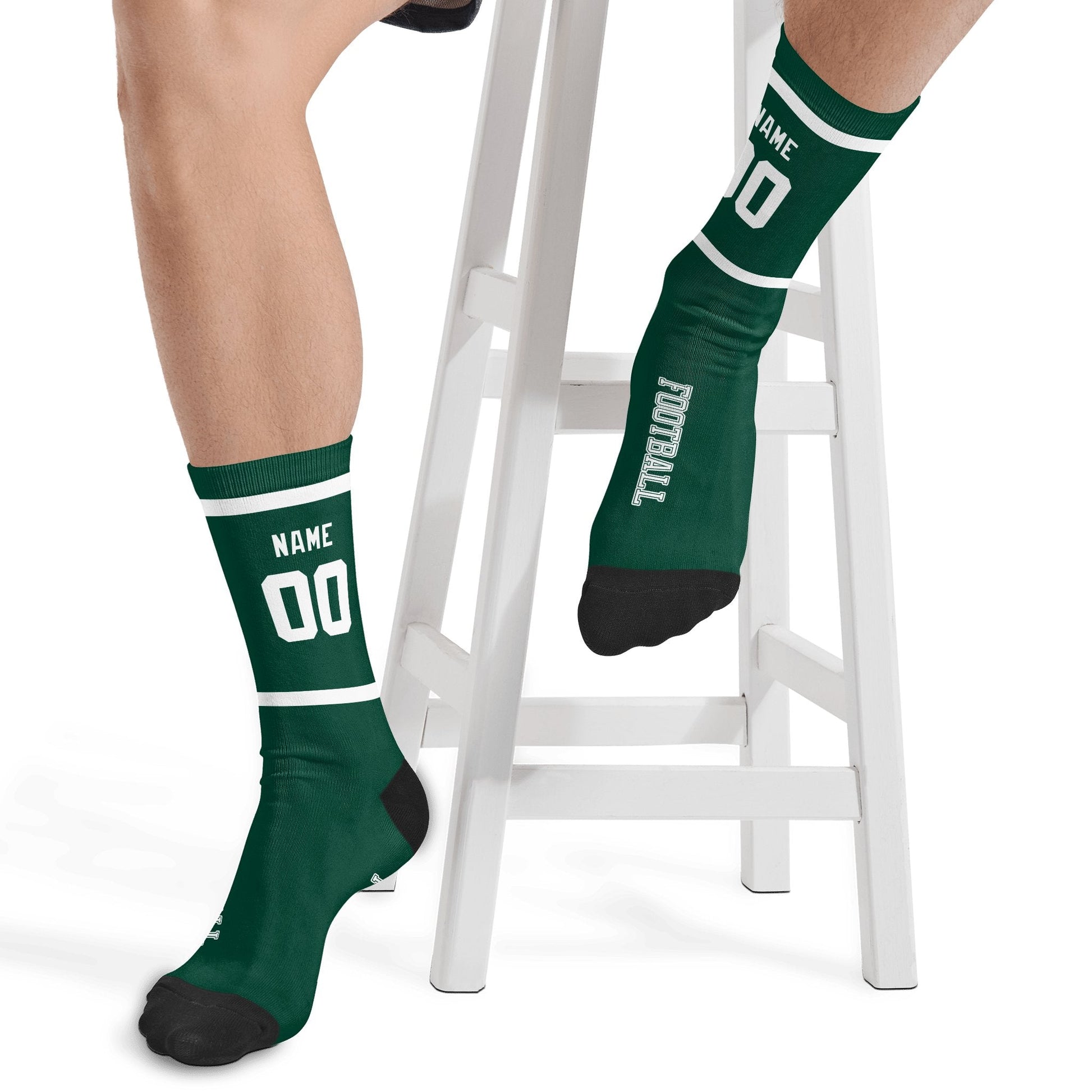 ANTKING New York J Socks 2 Pairs Custom any Name and Number for Men Women Gift ANTKING