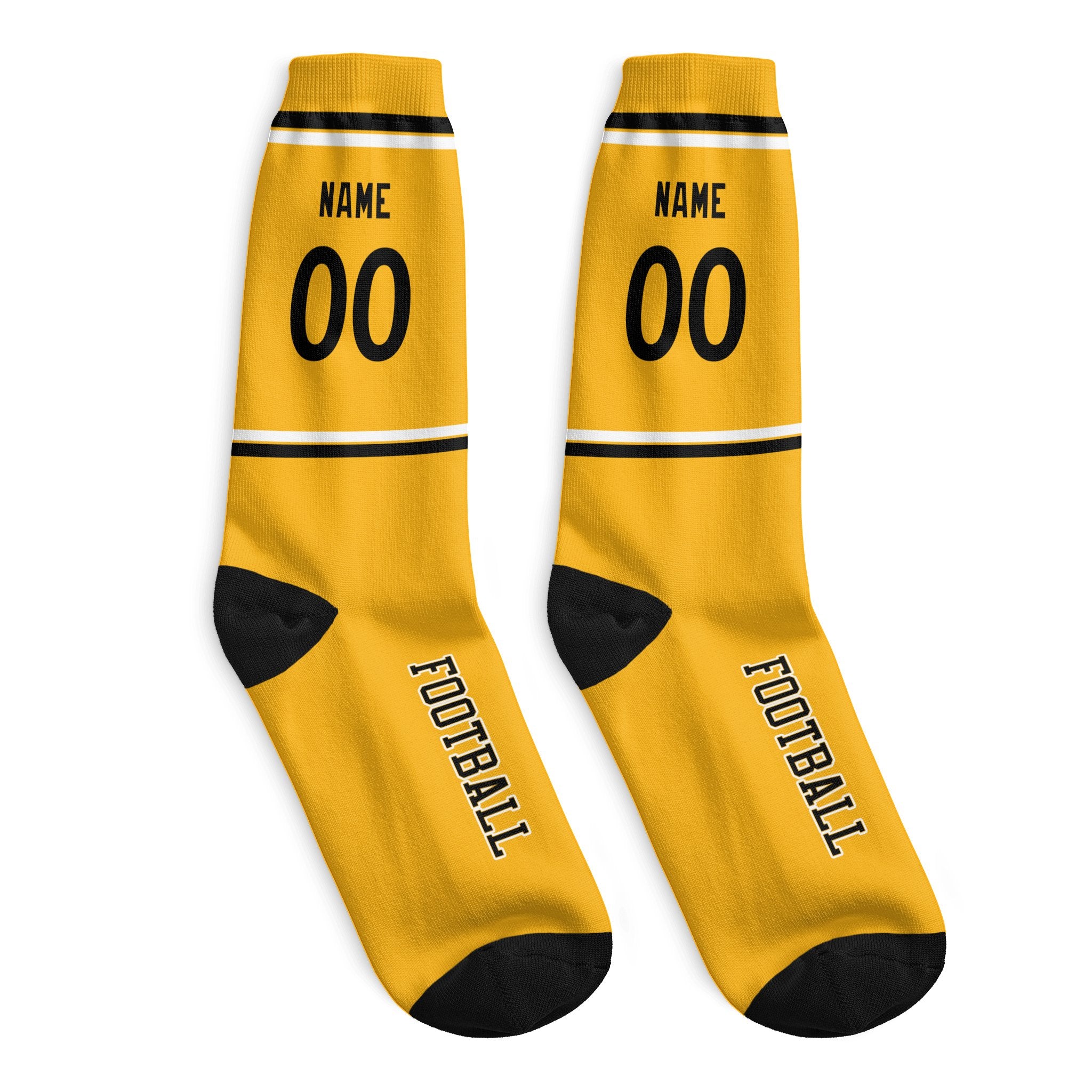 ANTKING Pittsburgh Socks 2 Pairs Custom any Name and Number for Men Women Gift