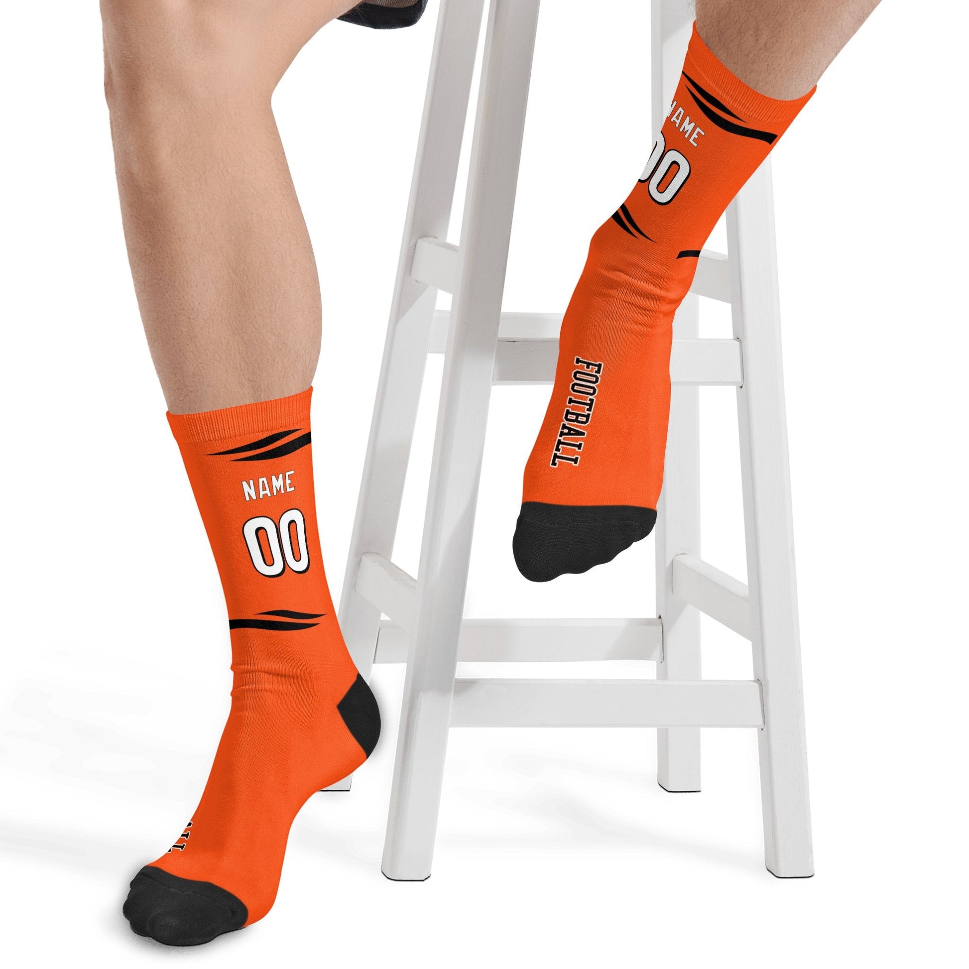 ANTKING Socks 2 Pairs Custom any Name and Number for Men Women Gift ANTKING