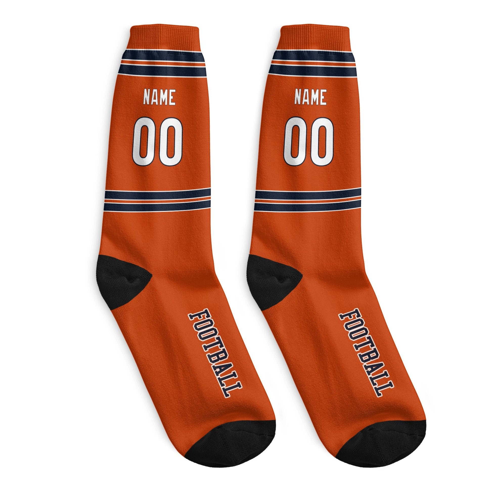 ANTKING Chicago Socks 2 Pairs Custom any Name and Number for Men Women Gift ANTKING