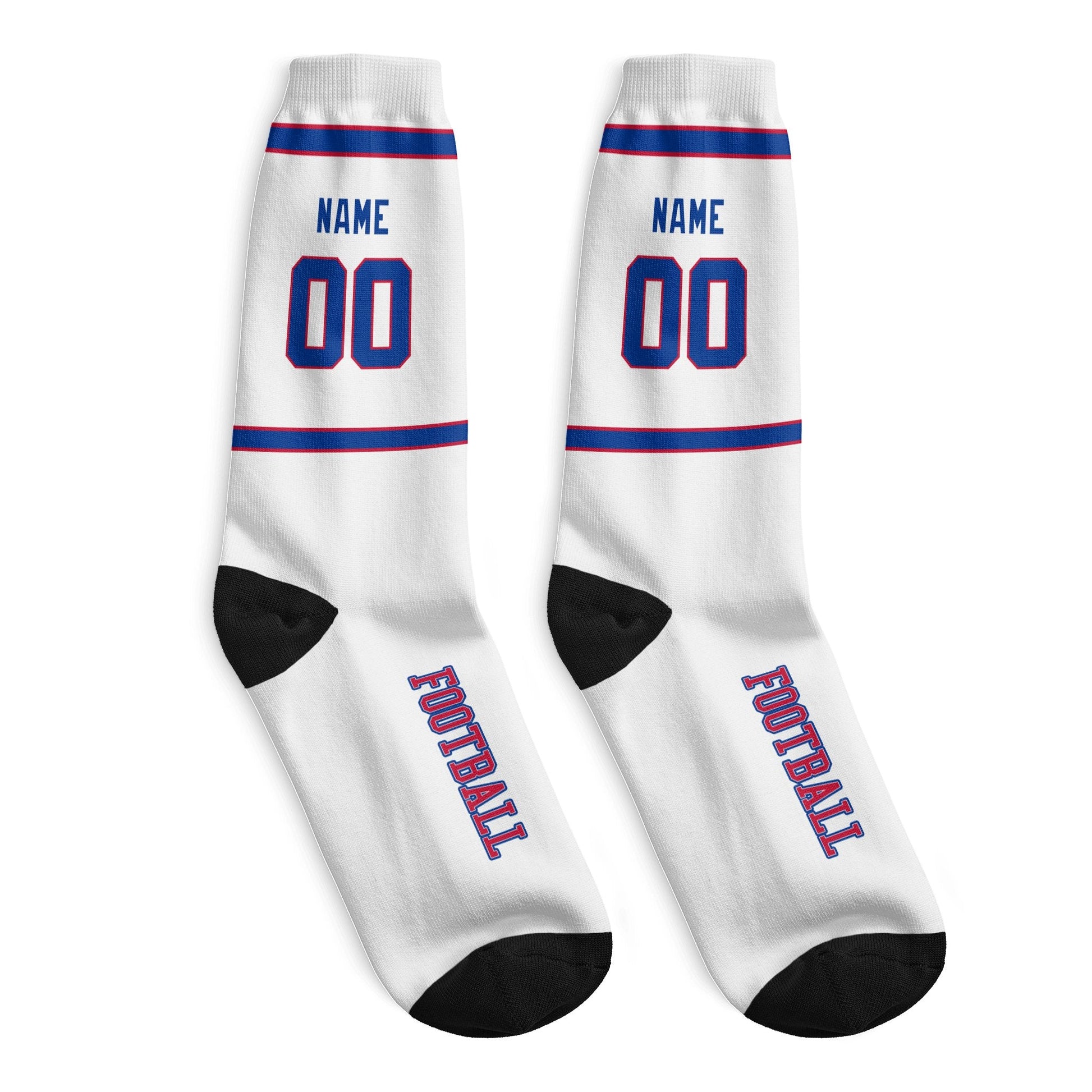 ANTKING Buffalo Socks 2 Pairs Custom any Name and Number for Men Women Gift ANTKING