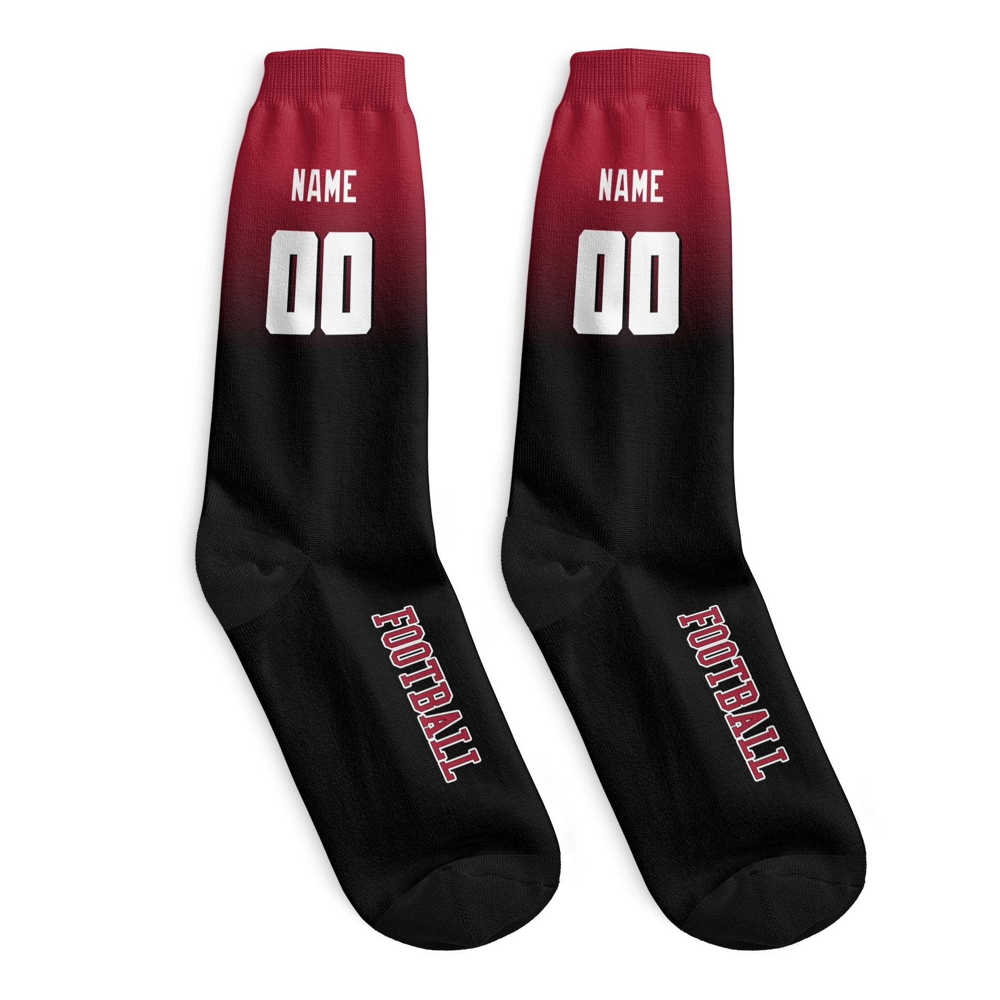 ANTKING Atlanta Socks 2 Pairs Custom any Name and Number for Men Women Gift ANTKING
