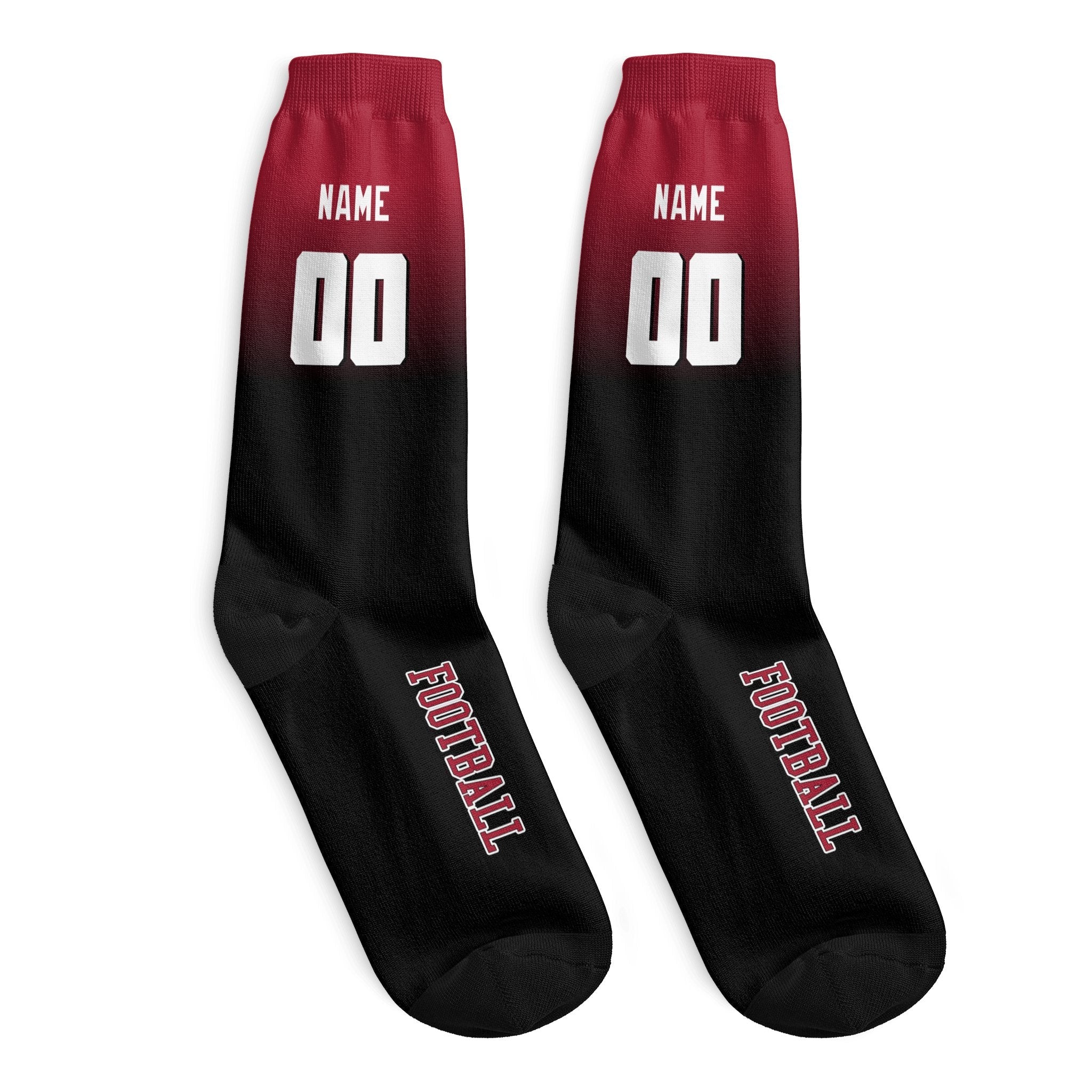 ANTKING Atlanta Socks 2 Pairs Custom any Name and Number for Men Women Gift ANTKING