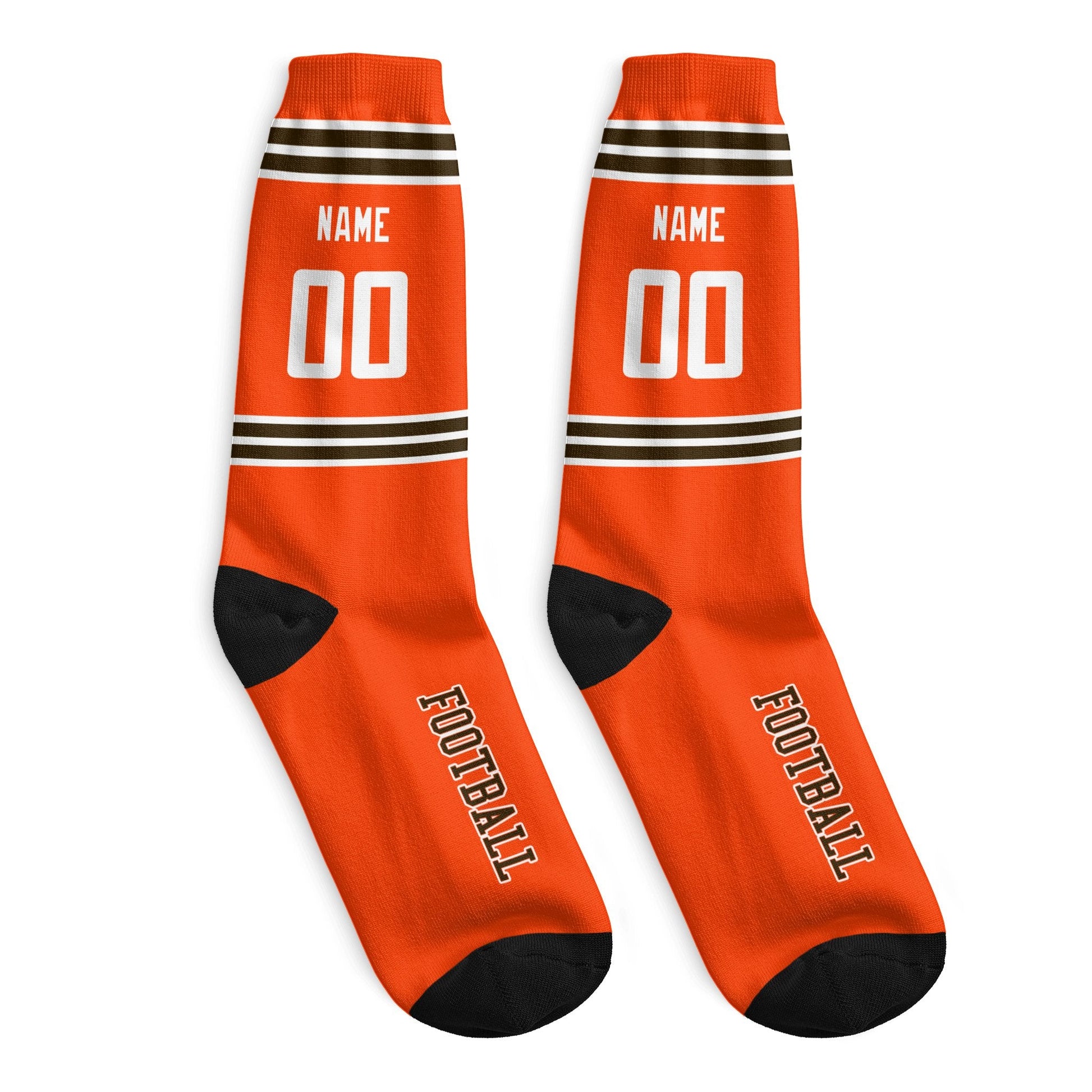 ANTKING Cleveland Socks 2 Pairs Custom any Name and Number for Men Women Gift ANTKING