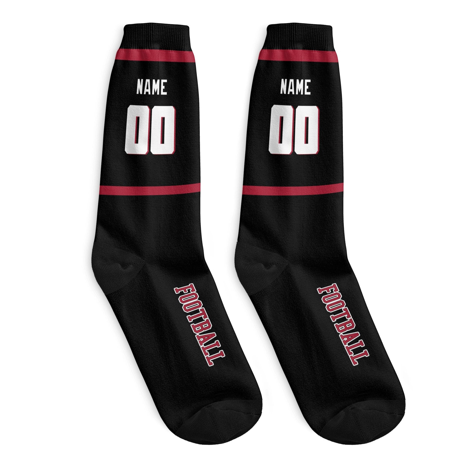 ANTKING Atlanta Socks 2 Pairs Custom any Name and Number for Men Women Gift ANTKING