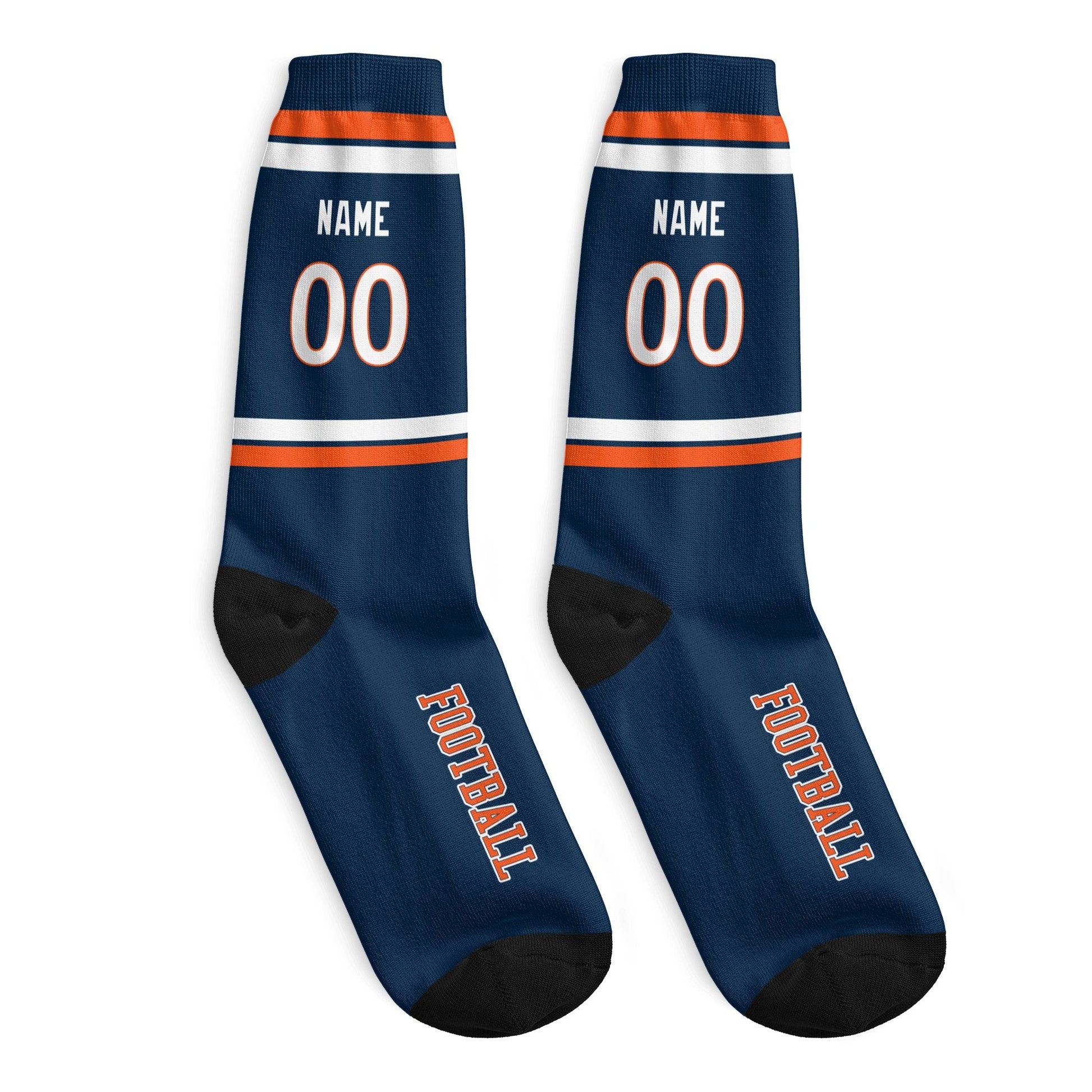 ANTKING Denver Socks 2 Pairs Custom any Name and Number for Men Women Gift ANTKING