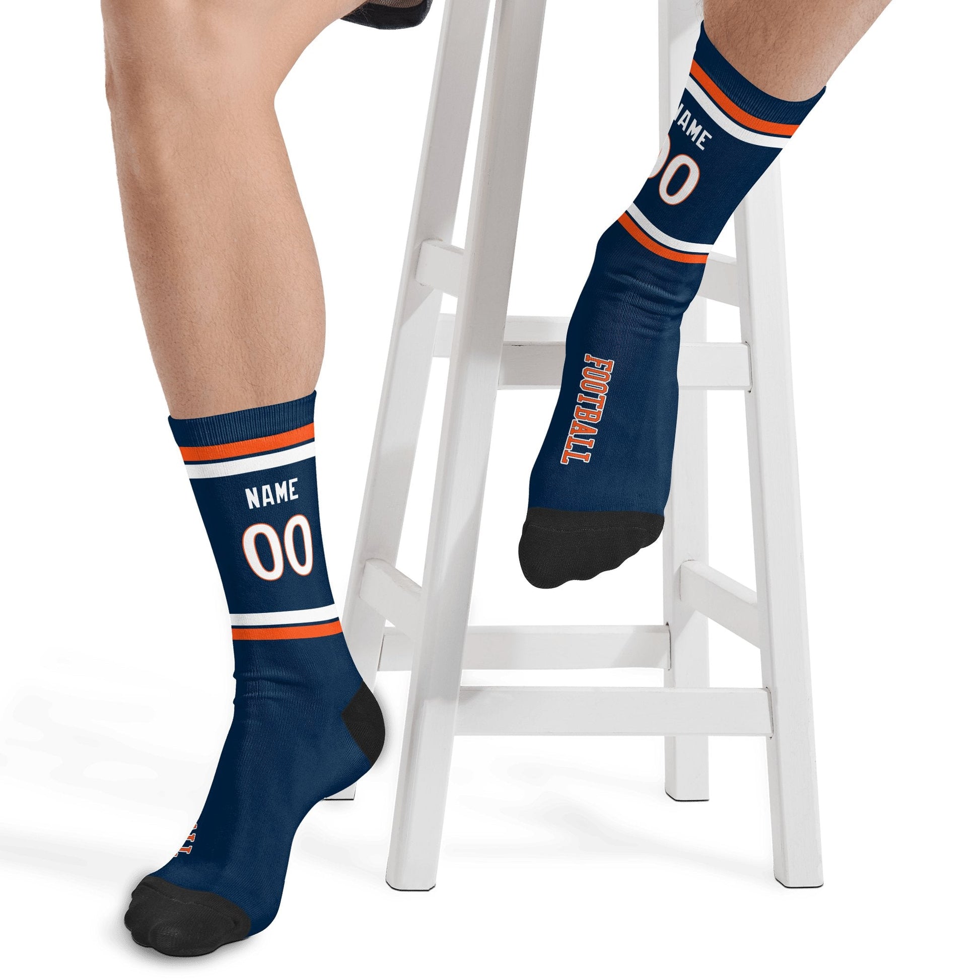 ANTKING Denver Socks 2 Pairs Custom any Name and Number for Men Women Gift ANTKING