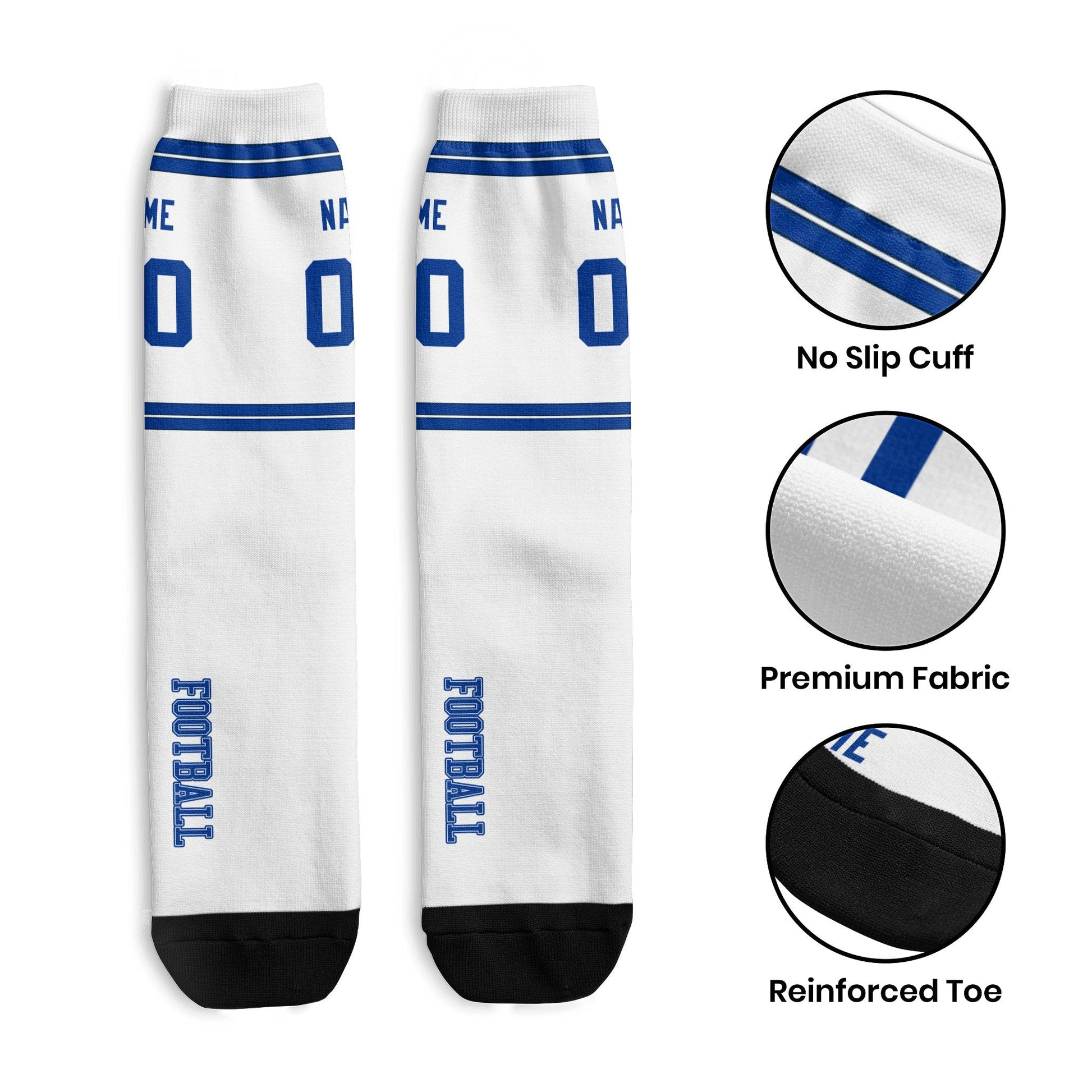 ANTKING W Socks 2 Pairs Custom any Name and Number for Men Women Gift ANTKING