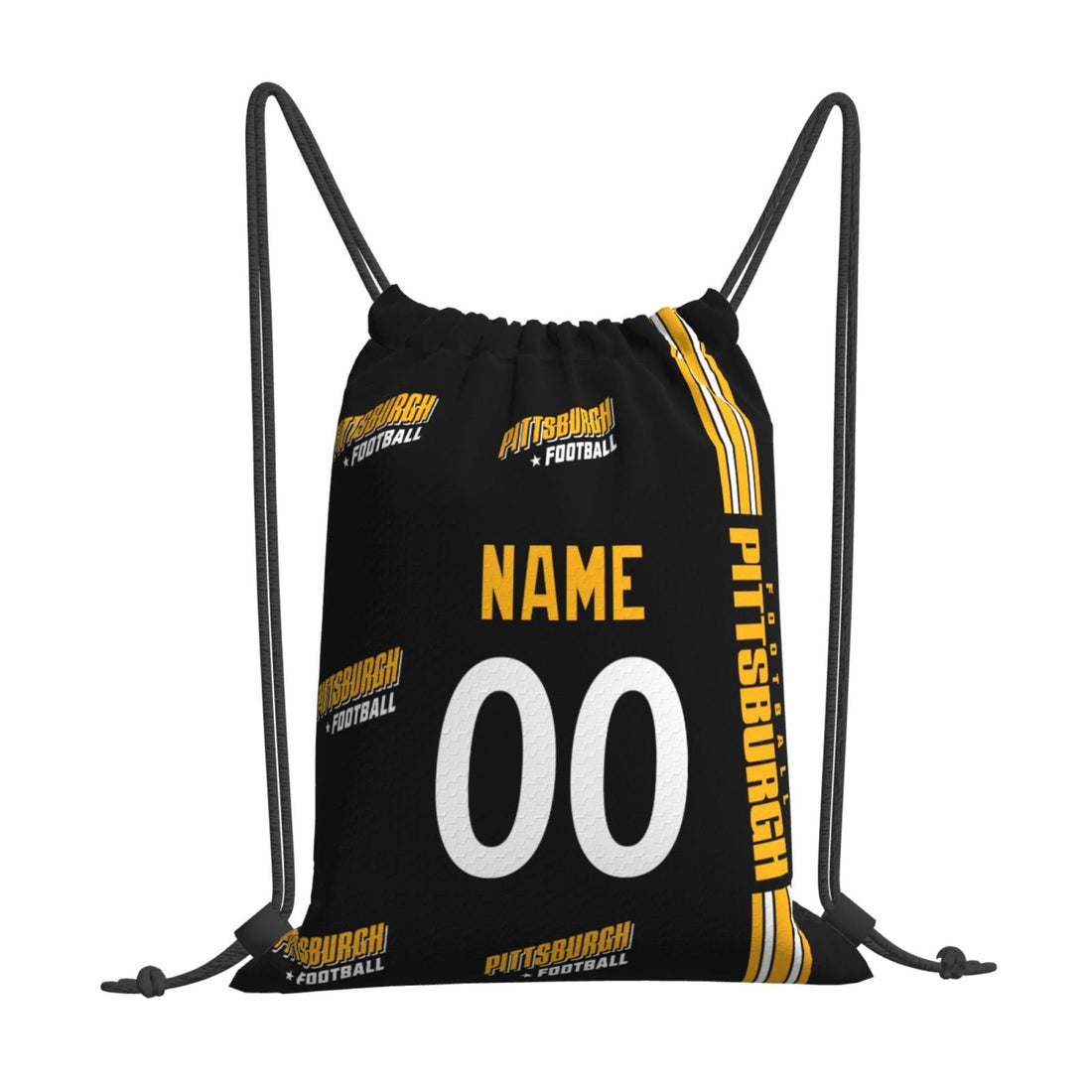 Personalized Pittsburgh Football Sports Bag - Custom Athletic Gym Duffel for Fans - Antking