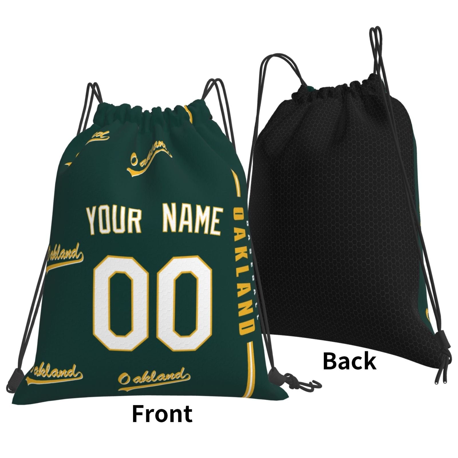 ANTKING Oakland Drawstring Bags Backpack Custom any Name and Number for Men Women Boy Gifts ANTKING
