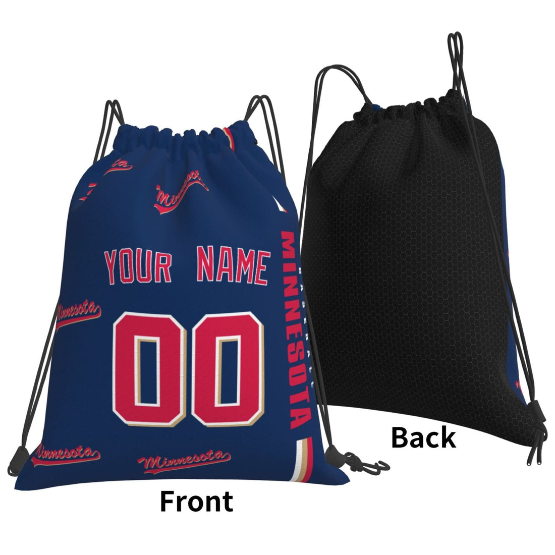 Personalized Minnesota Baseball Sports Bag - Custom Team Duffel Travel Bag - Antking
