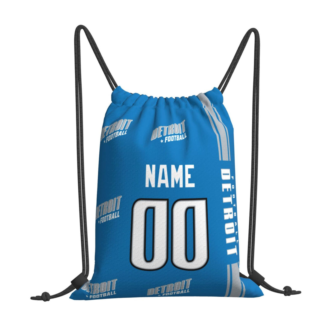 Personalized Detroit Football Sports Bag - Custom Athletic Gym Duffel for Fans - Antking