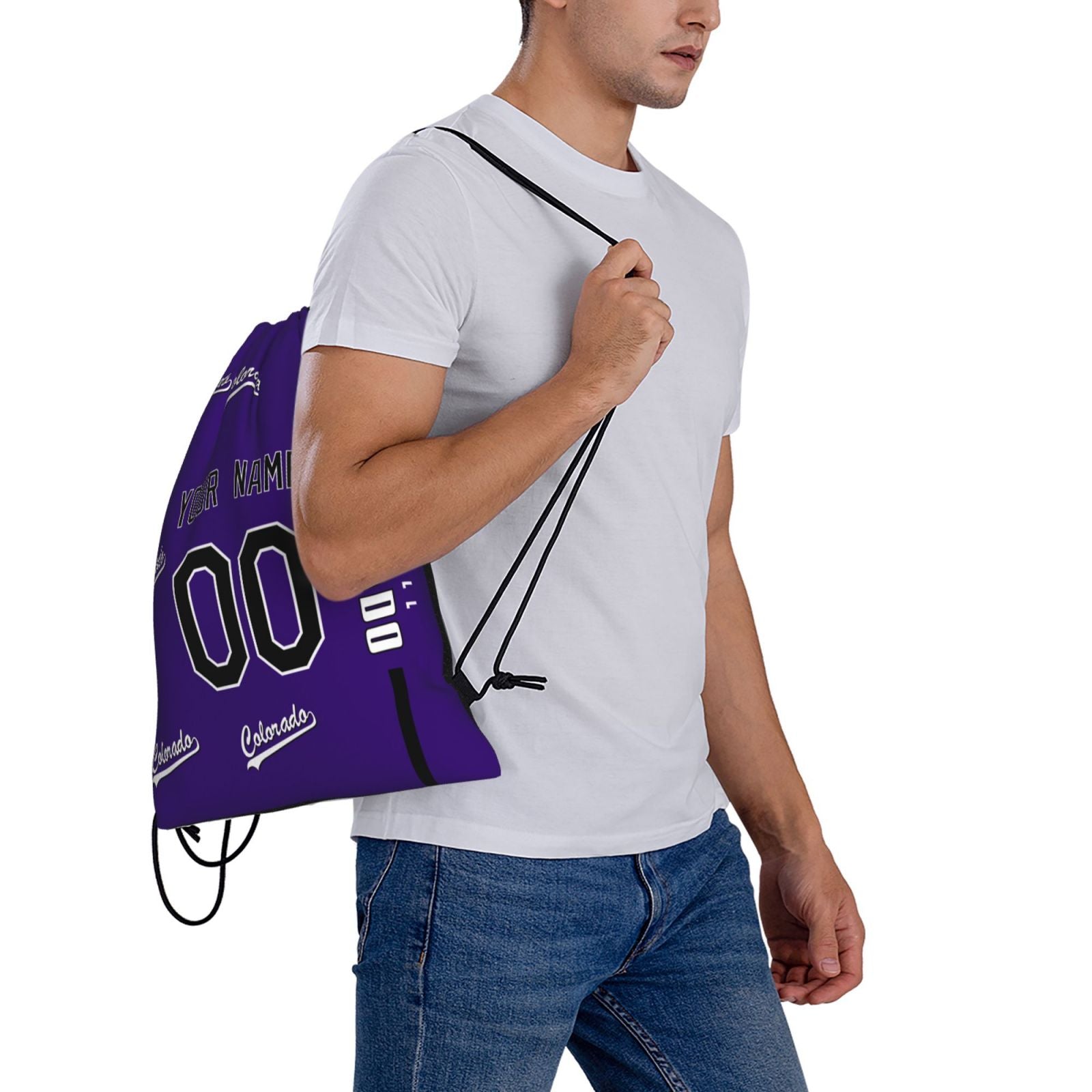 ANTKING Colorado Drawstring Bags Backpack Custom any Name and Number for Men Women Boy Gifts ANTKING