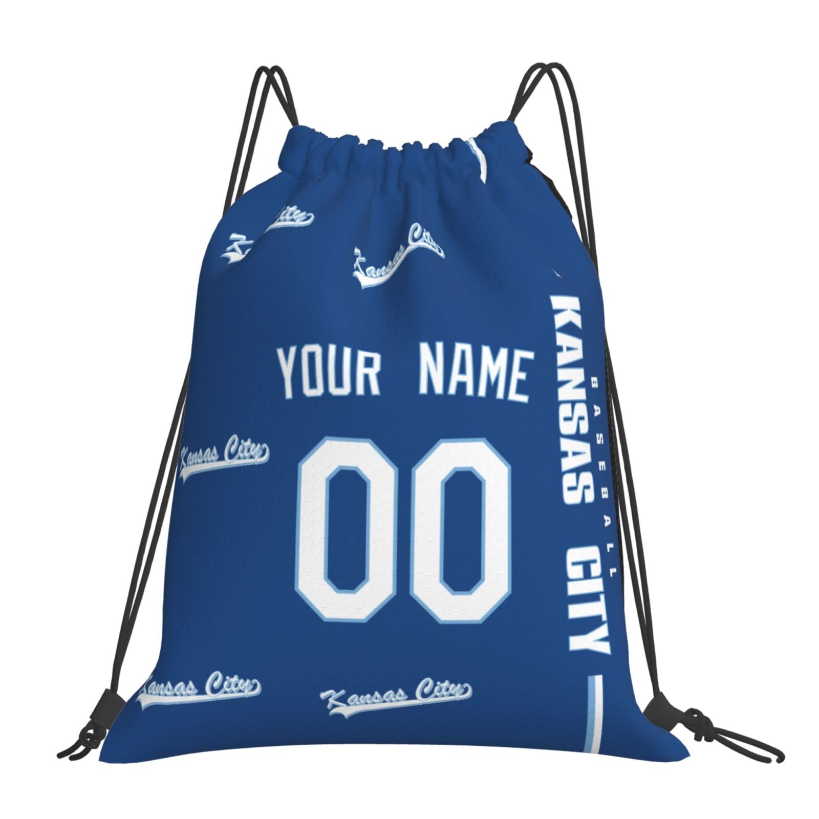 Personalized Kansas C Baseball Sports Bag - Custom Team Duffel Travel Bag - Antking