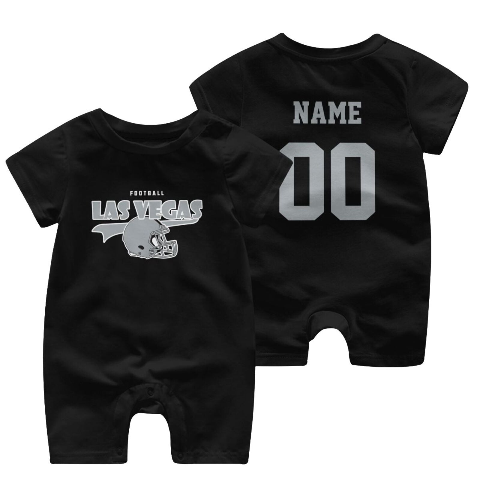 Personalized [Las Vegas] Baby Onesie - Custom Football Fan Infant Bodysuit - Antking
