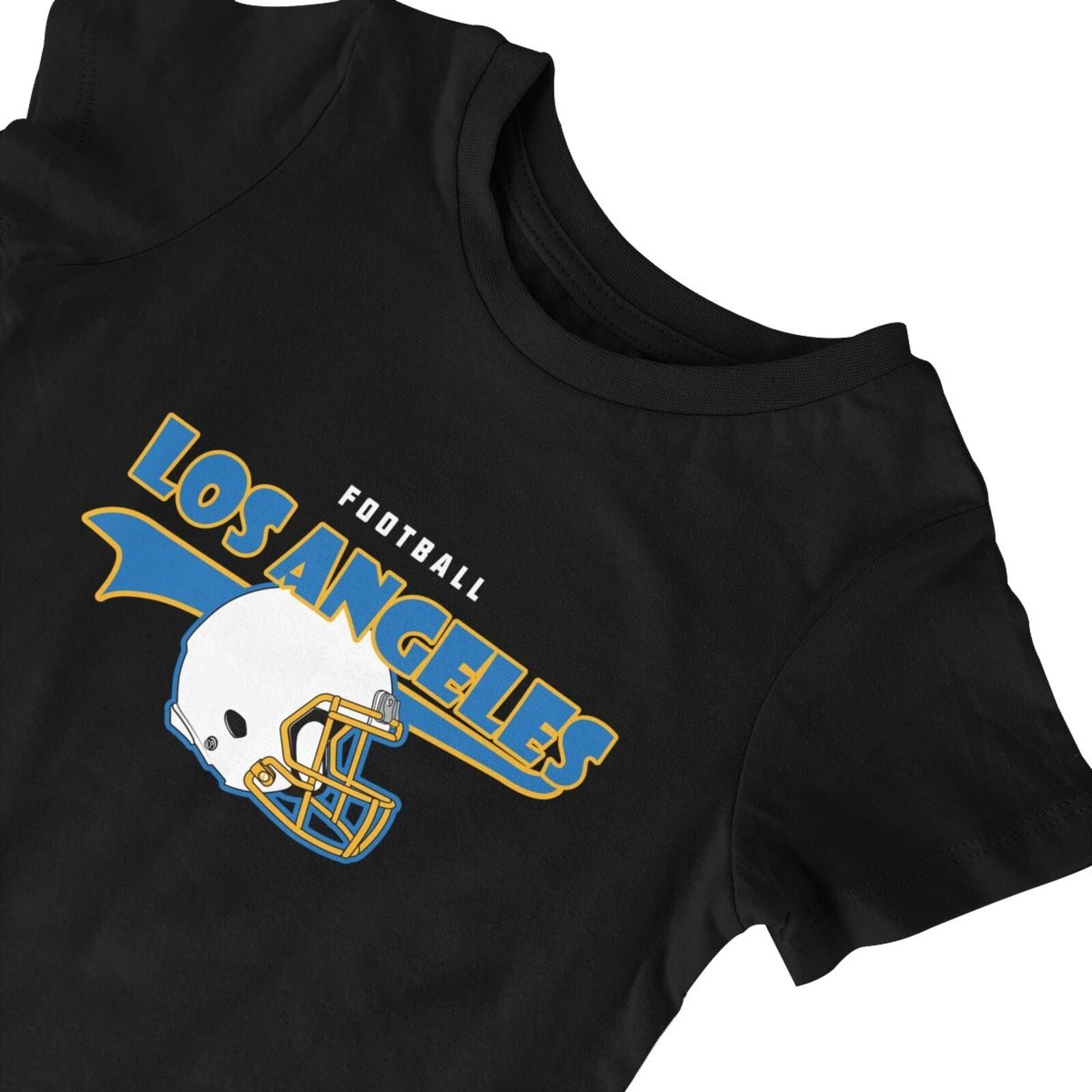 Personalized Los Angeles Baby Football Bodysuit - Custom Name & Number - Antking ANTKING