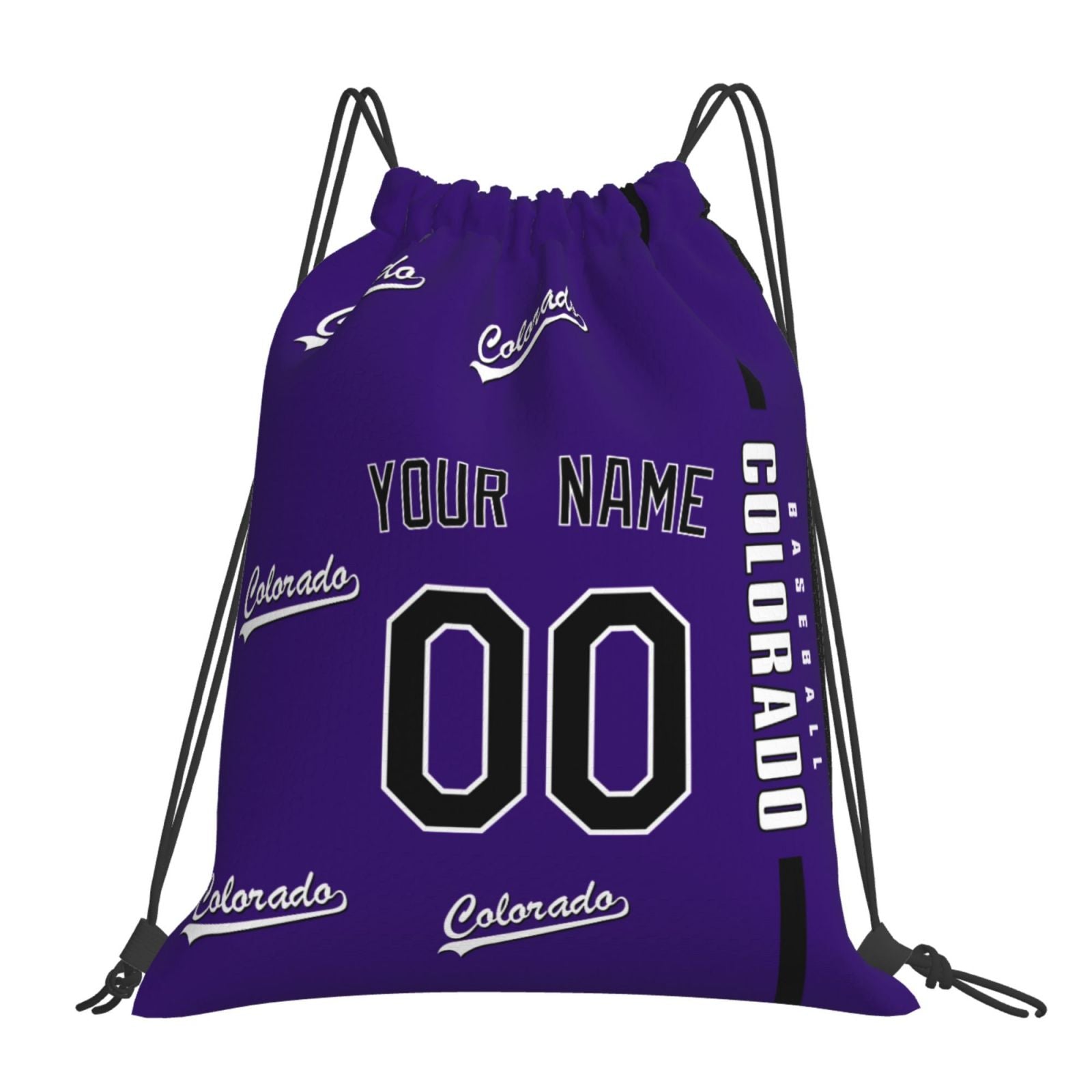 Personalized Colorado Baseball Sports Bag - Custom Team Duffel Travel Bag - Antking