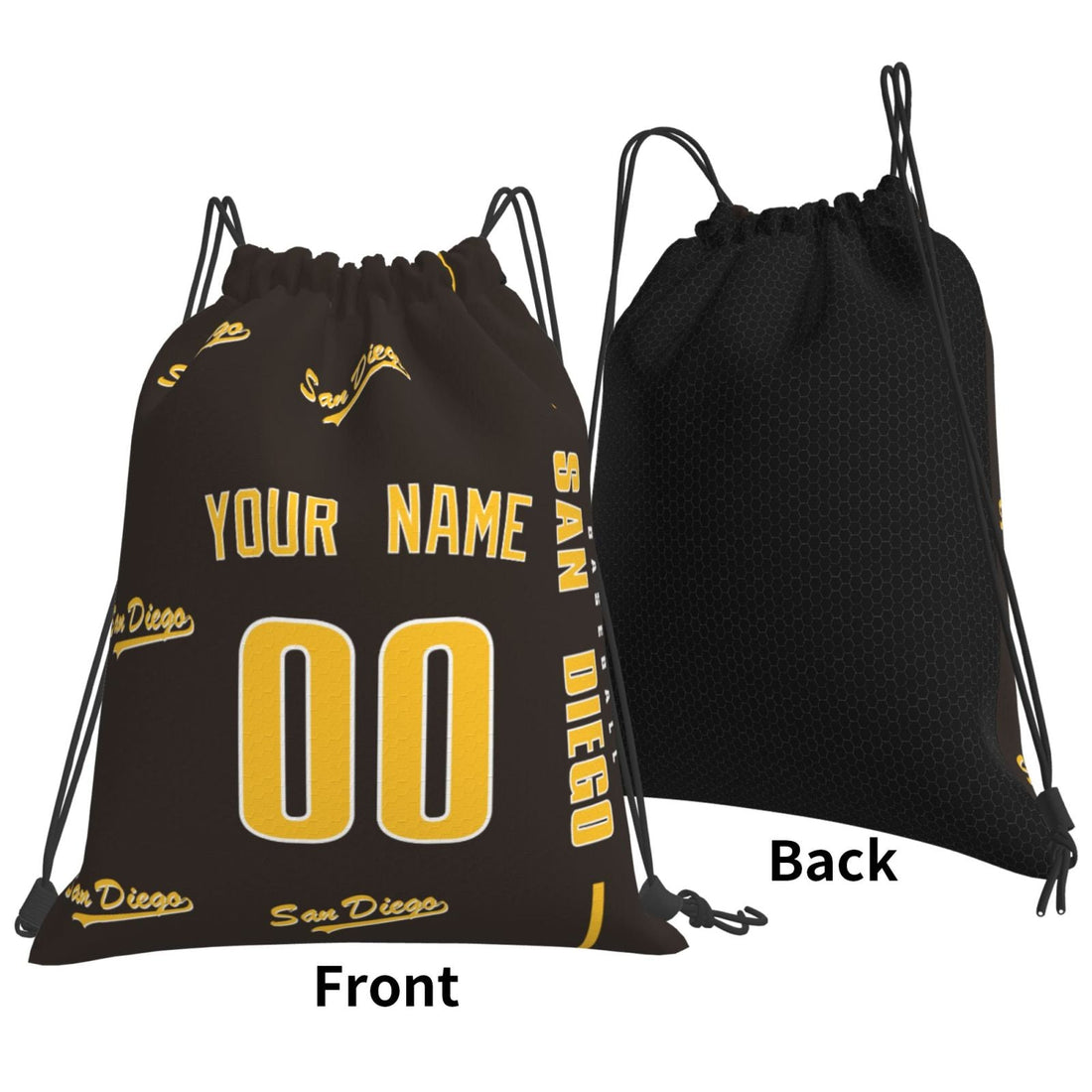 Personalized San Diego Baseball Sports Bag - Custom Team Duffel Travel Bag - Antking