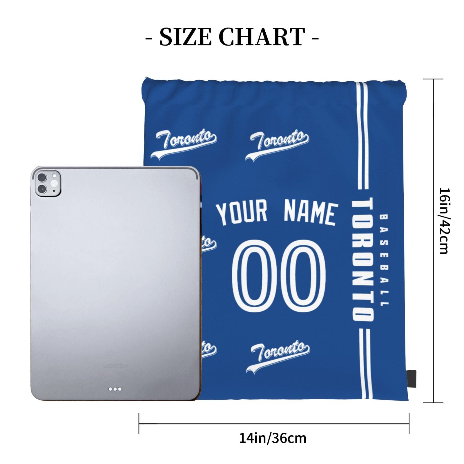 ANTKING Toronto Drawstring Bags Backpack Custom any Name and Number for Men Women Boy Gifts ANTKING