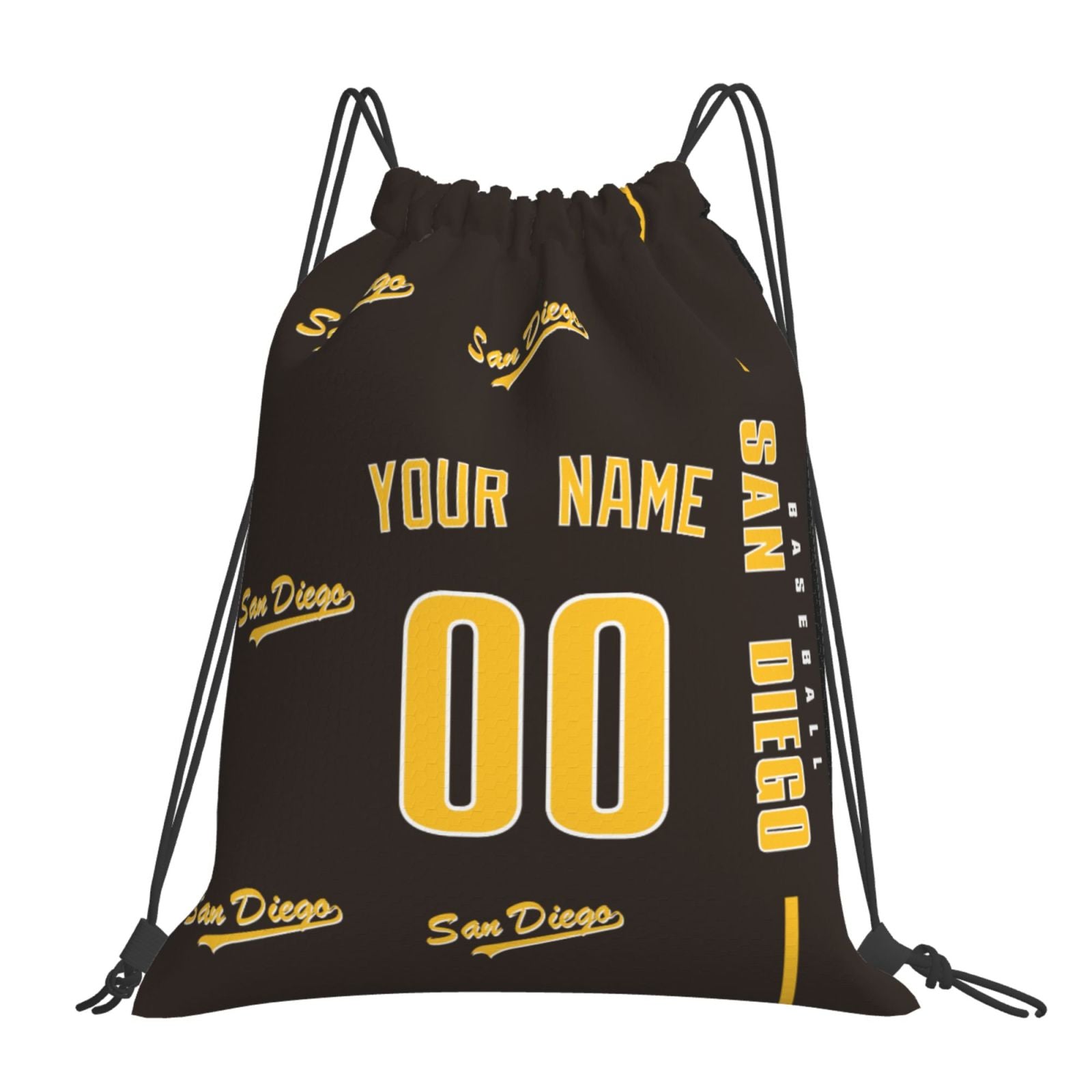 Personalized San Diego Baseball Sports Bag - Custom Team Duffel Travel Bag - Antking