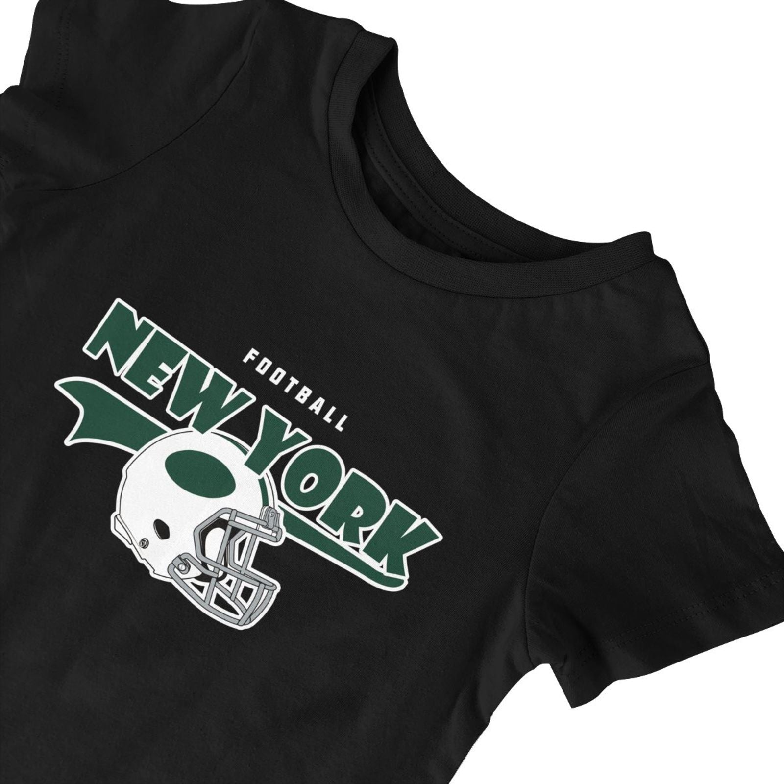 Personalized New York J Baby Football Bodysuit - Custom Name & Number - Antking ANTKING