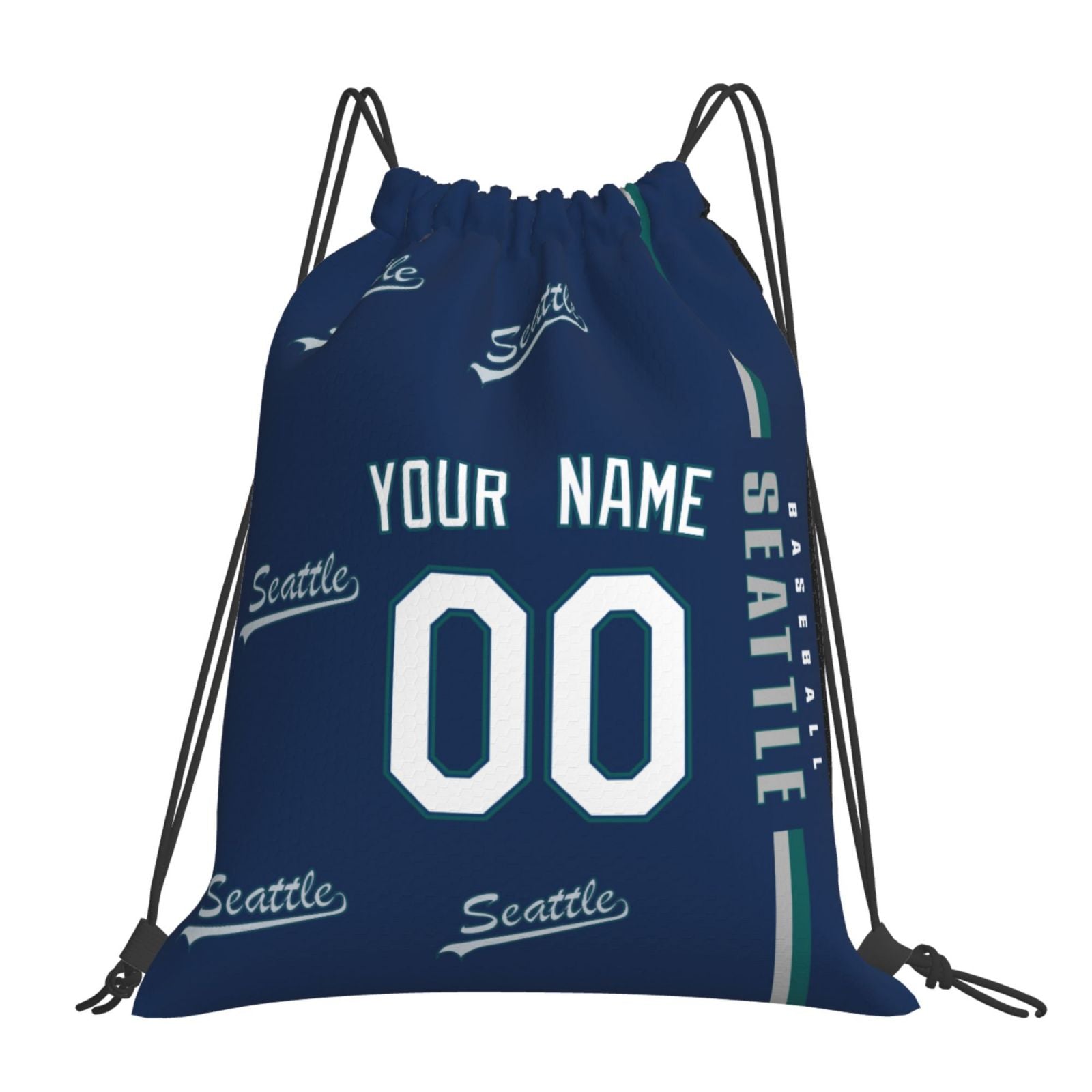 Personalized Seattle Baseball Sports Bag - Custom Team Duffel Travel Bag - Antking