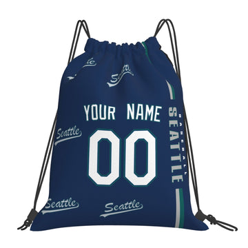 Personalized Seattle Baseball Sports Bag - Custom Team Duffel Travel Bag - Antking