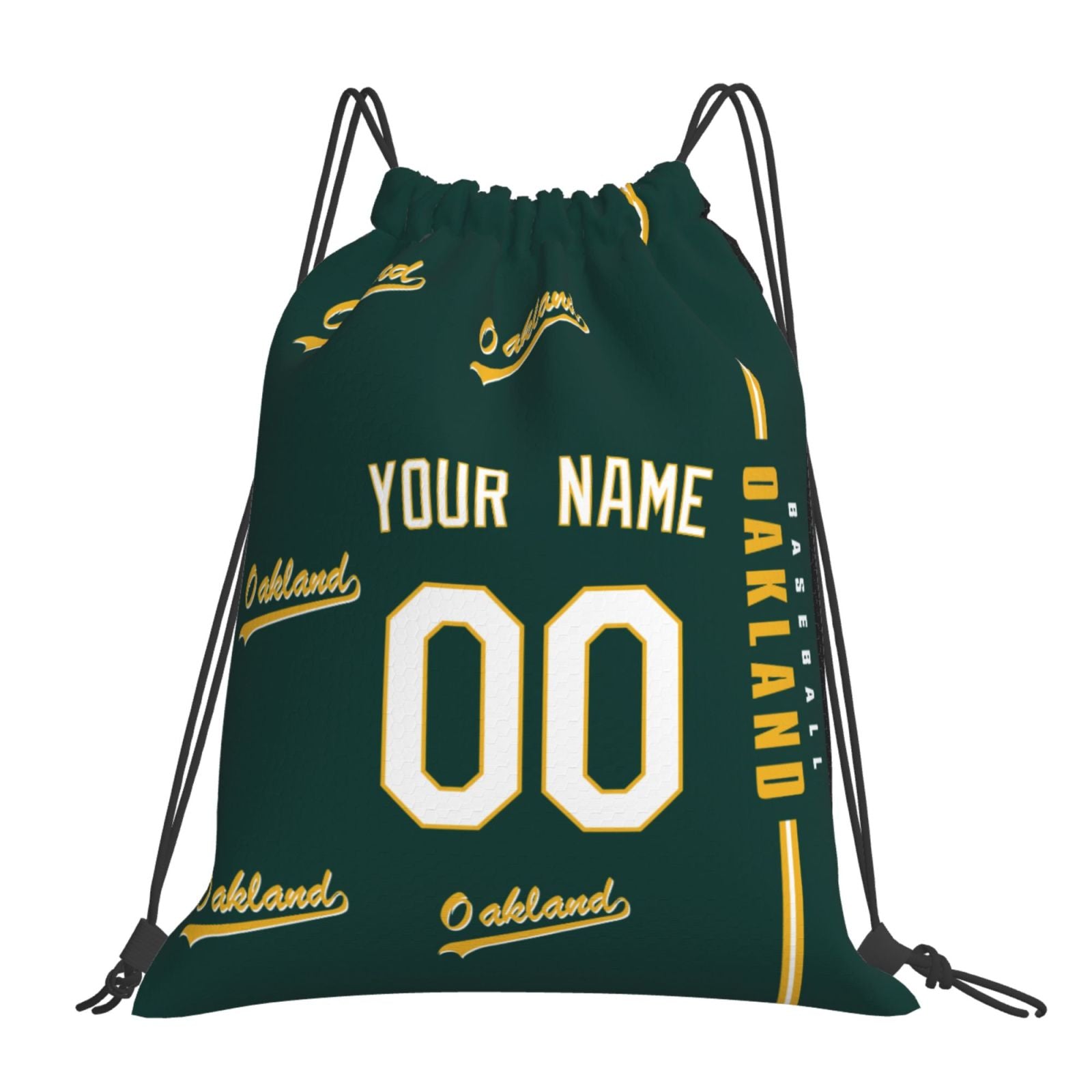 Personalized Oakland Baseball Sports Bag - Custom Team Duffel Travel Bag - Antking