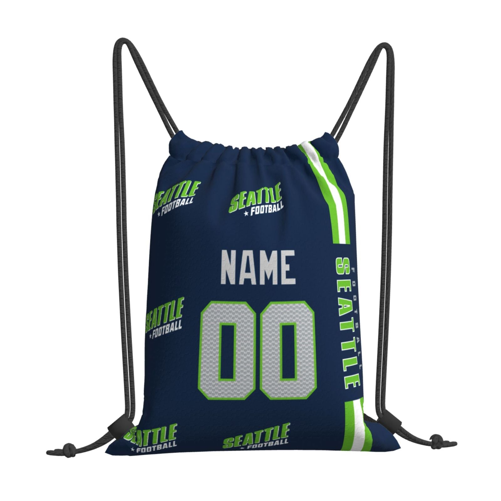 ANTKING Seattle Drawstring Bags Custom any Name and Number Backpack for Men Youth Boy Gifts ANTKING