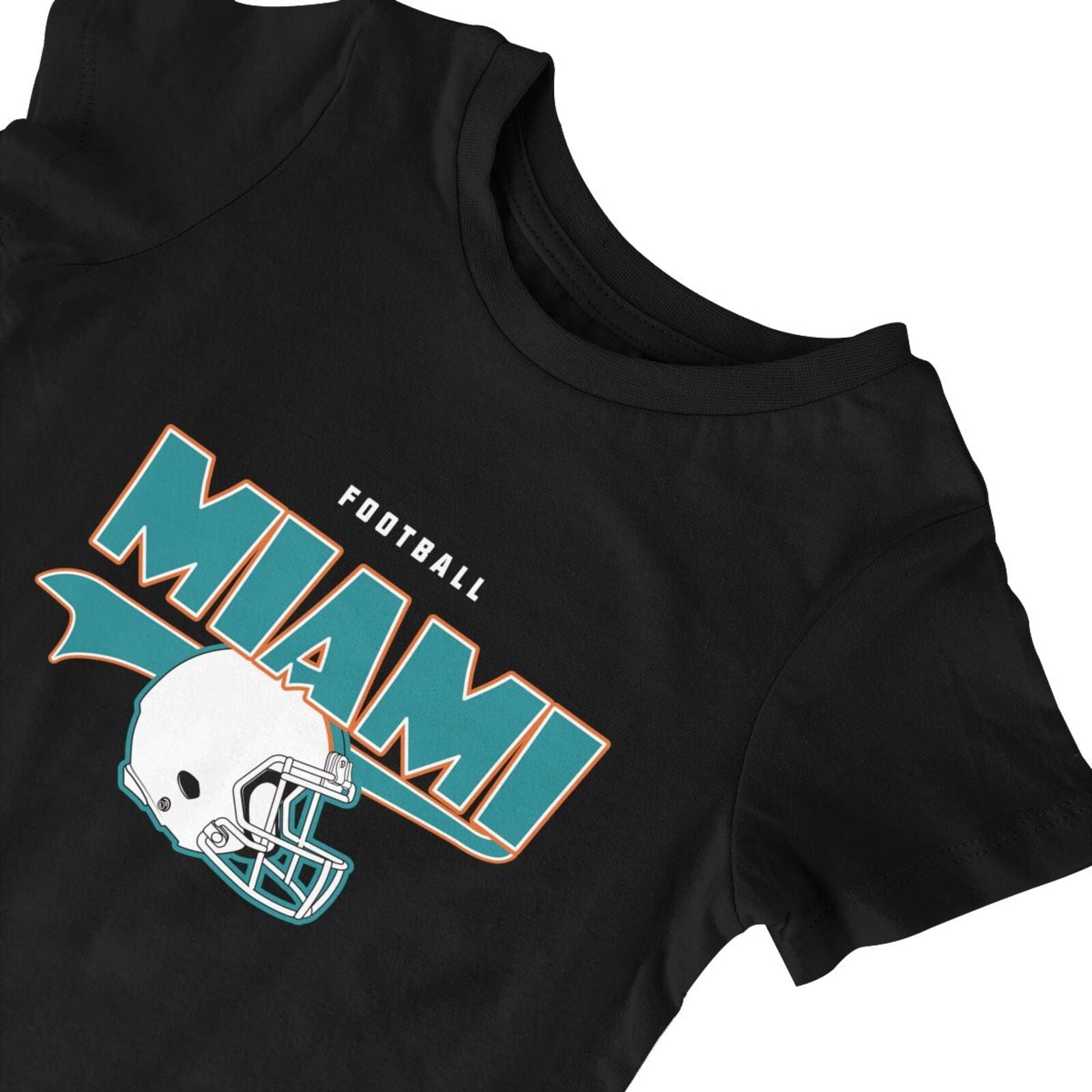 Personalized Miami Baby Football Bodysuit - Custom Name & Number - Antking ANTKING