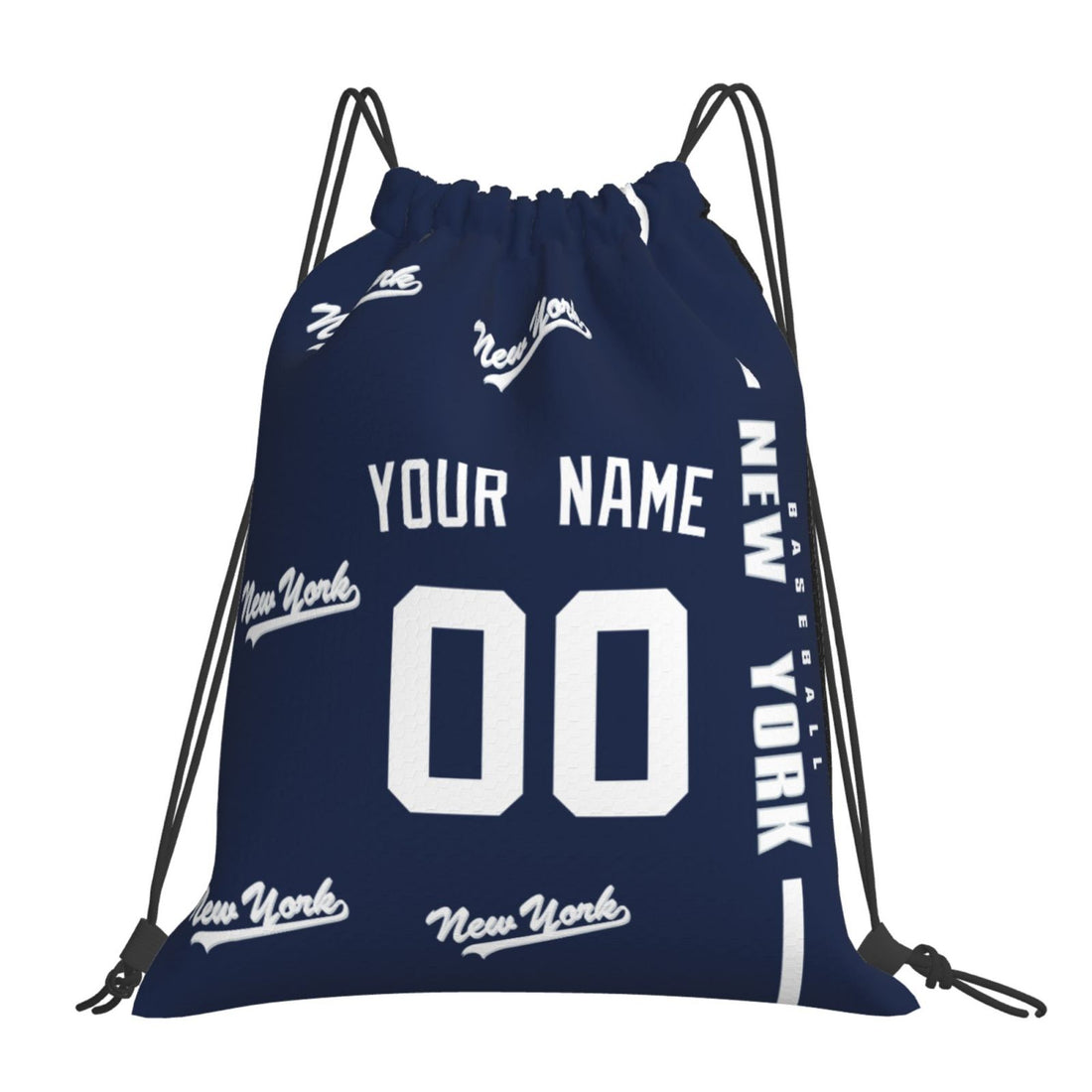 Personalized New York Baseball Sports Bag - Custom Team Duffel Travel Bag - Antking