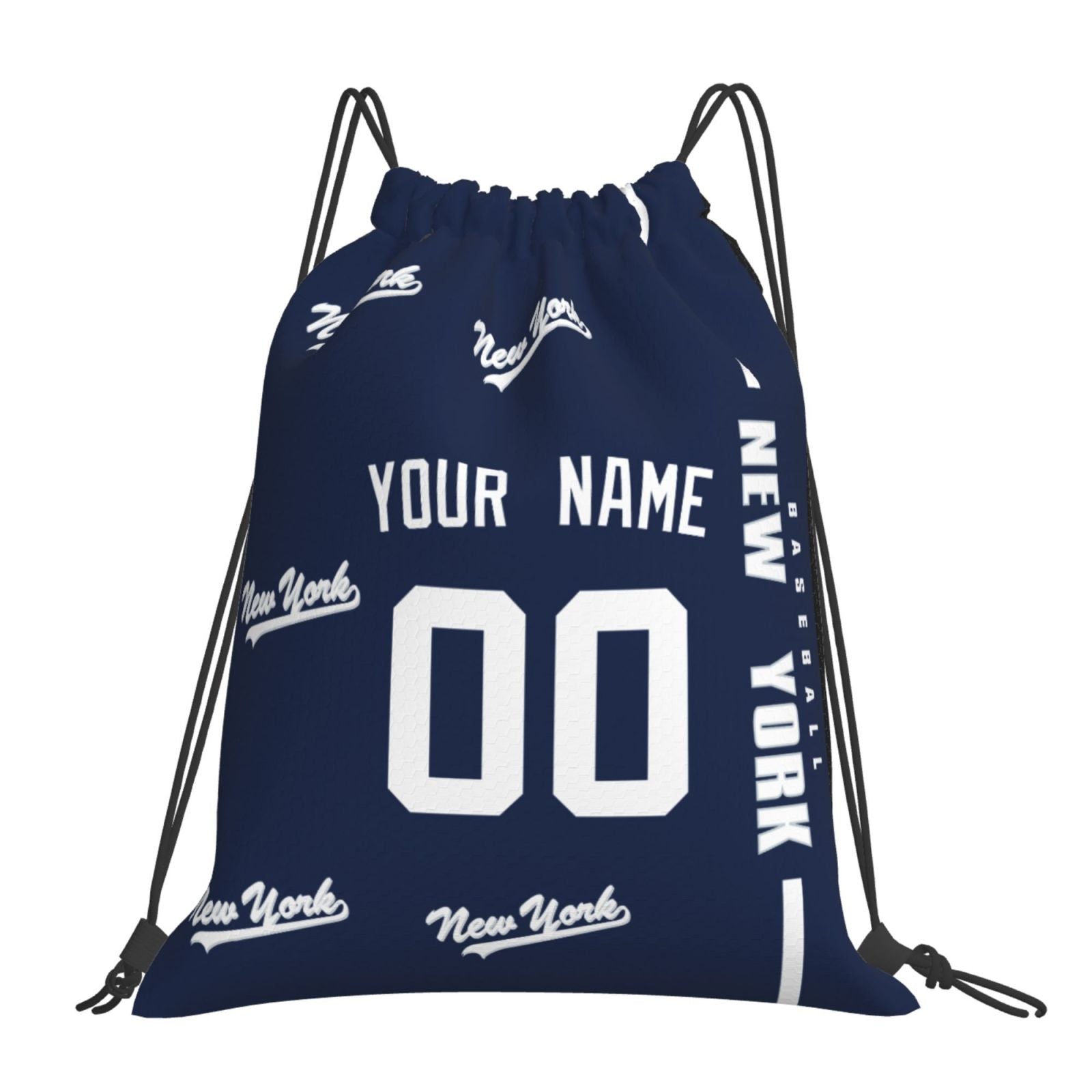 Personalized New York Baseball Sports Bag - Custom Team Duffel Travel Bag - Antking