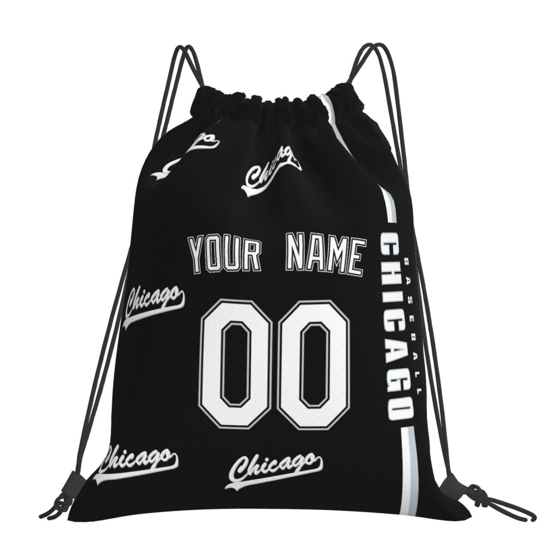 Personalized Chicago Baseball Sports Bag - Custom Team Duffel Travel Bag - Antking
