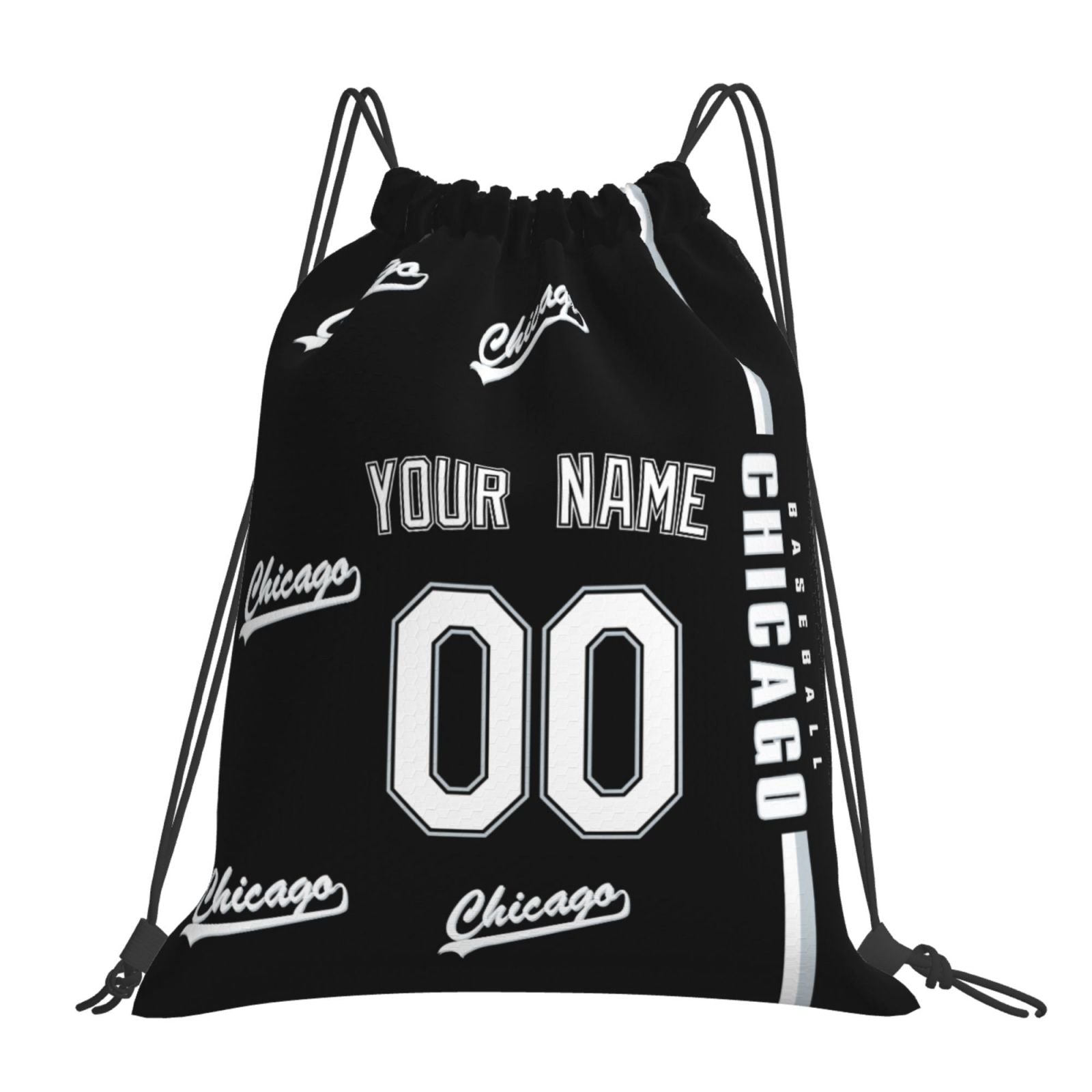 Personalized Chicago Baseball Sports Bag - Custom Team Duffel Travel Bag - Antking