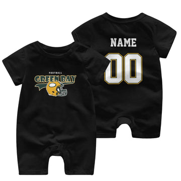 Personalized [Green Bay] Baby Onesie - Custom Football Fan Infant Bodysuit - Antking
