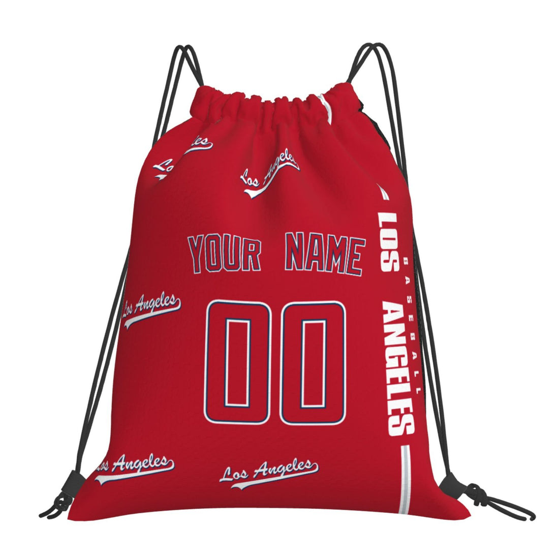 Personalized Los Angeles A Baseball Sports Bag - Custom Team Duffel Travel Bag - Antking