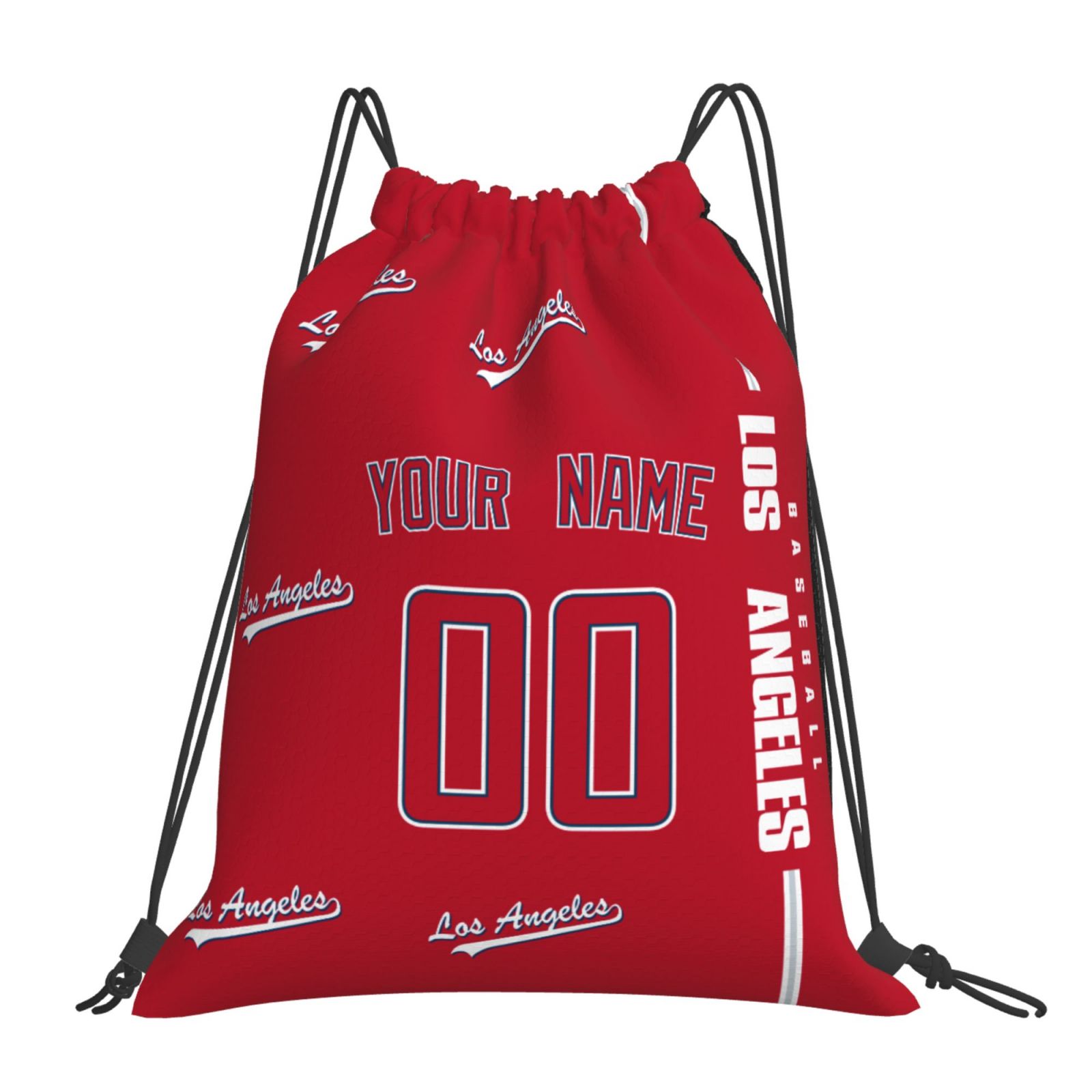 Personalized Los Angeles A Baseball Sports Bag - Custom Team Duffel Travel Bag - Antking