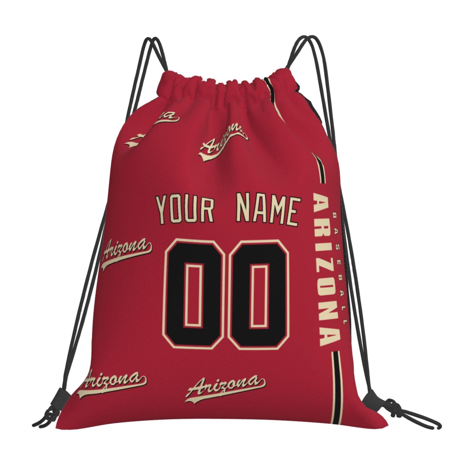 Personalized Arizona Baseball Sports Bag - Custom Team Duffel Travel Bag - Antking