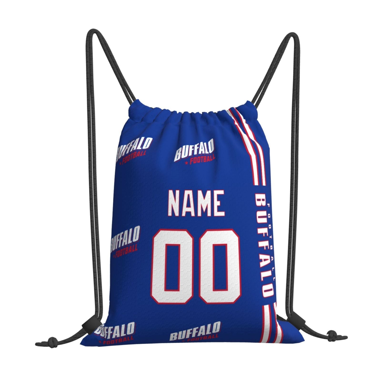 ANTKING Buffalo Drawstring Bags Custom any Name and Number Backpack for Men Youth Boy Gifts ANTKING