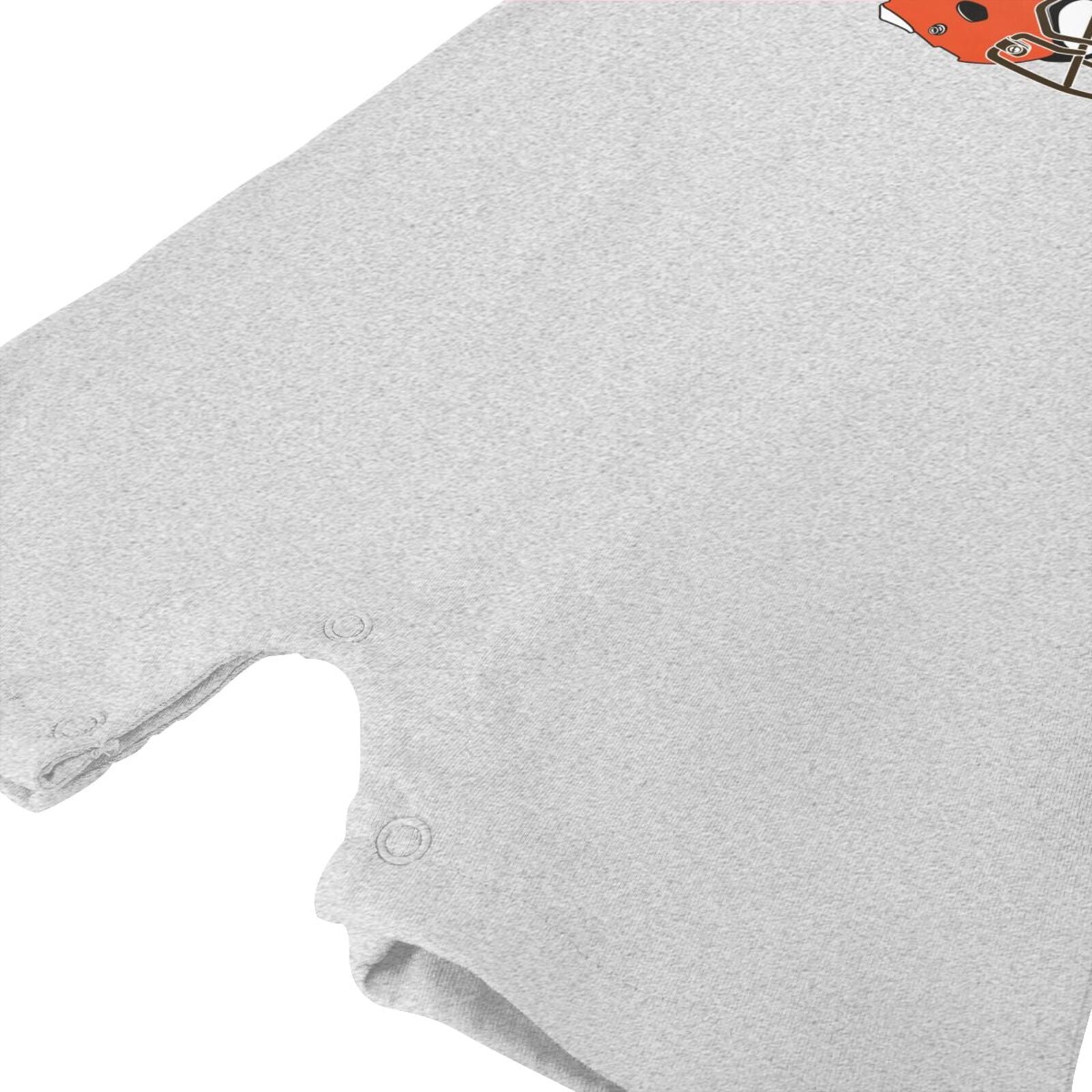 Personalized Cleveland Baby Football Bodysuit - Custom Name & Number - Antking ANTKING