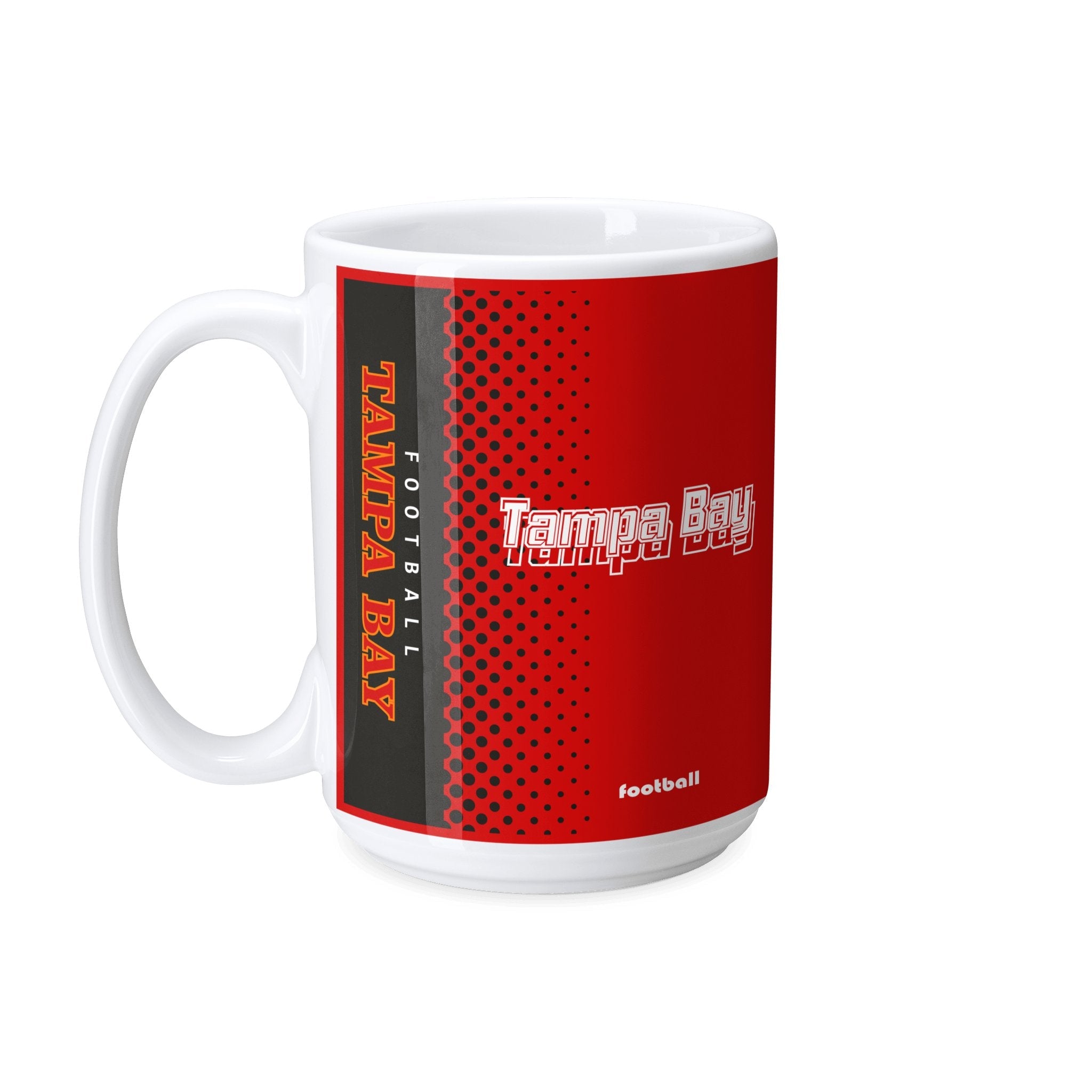 Personalized Tampa Football Mug - Custom Name & Number - Antking ANTKING