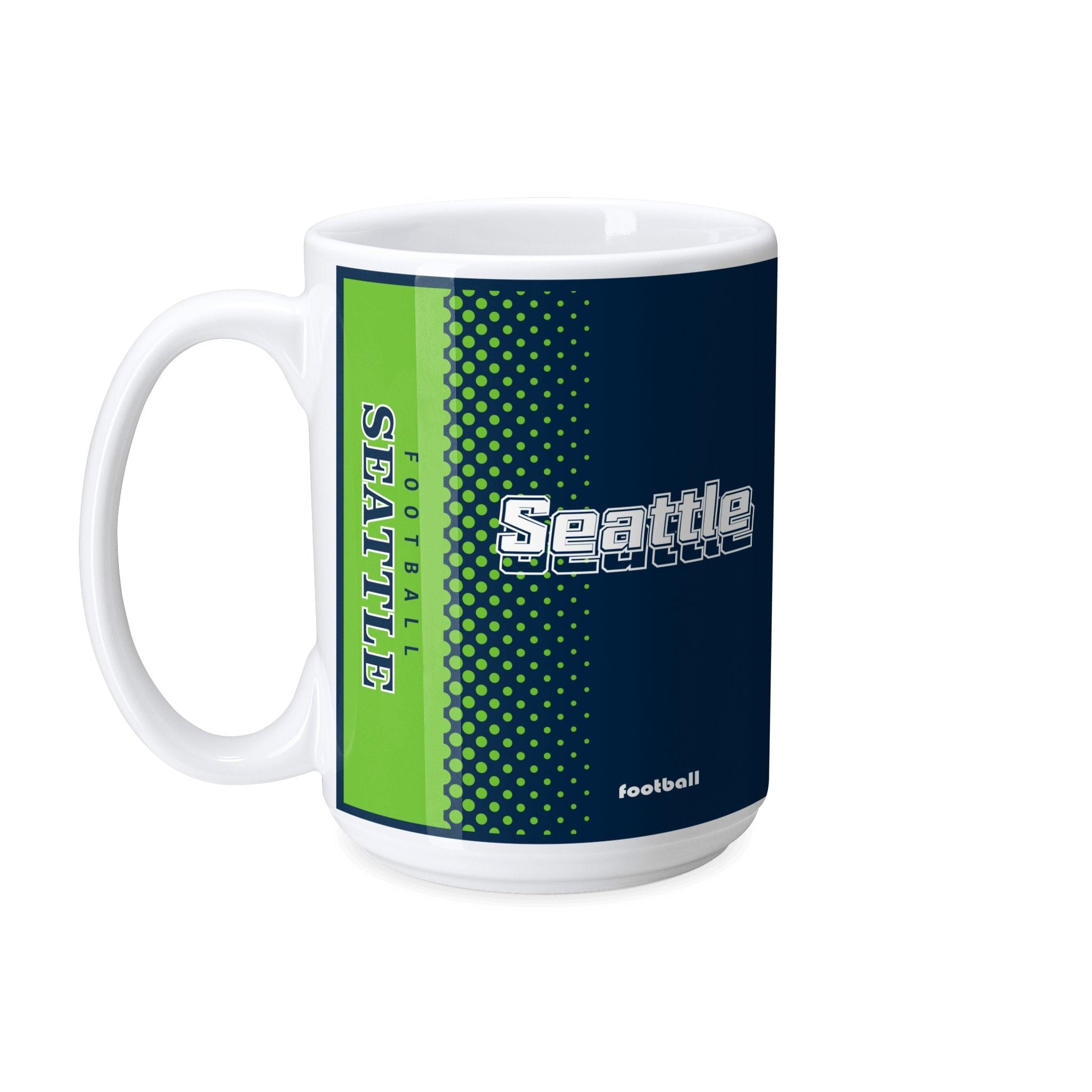 Personalized Seattlea Football Mug - Custom Name & Number - Antking ANTKING
