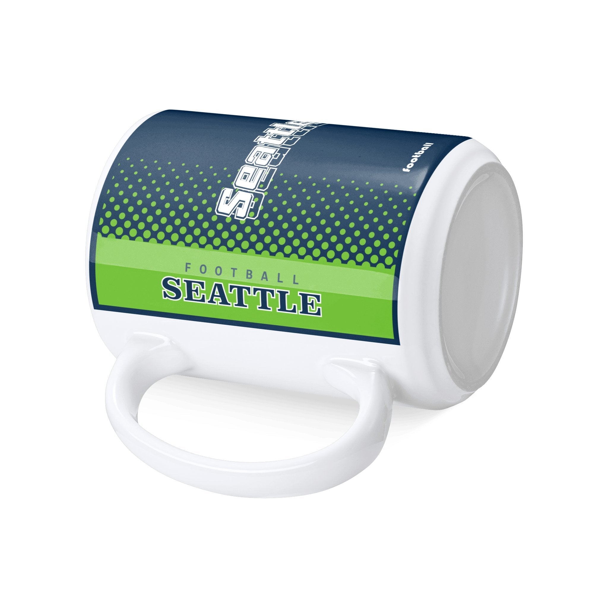 Personalized Seattlea Football Mug - Custom Name & Number - Antking ANTKING