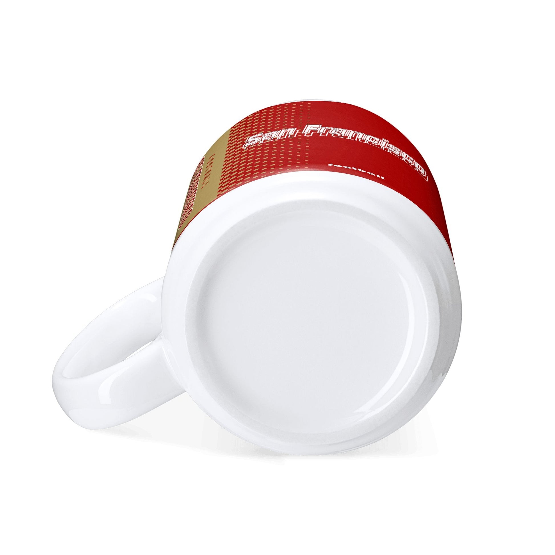 Personalized San Francisco Football Mug - Custom Name & Number - Antking ANTKING