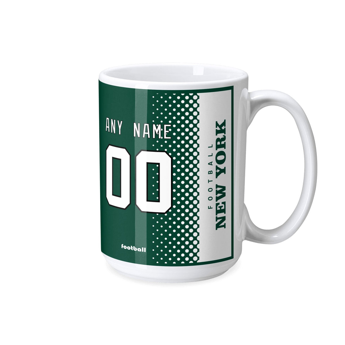 Custom [New York J] Mug with Personalized Name - Ceramic Coffee Cup - Antking
