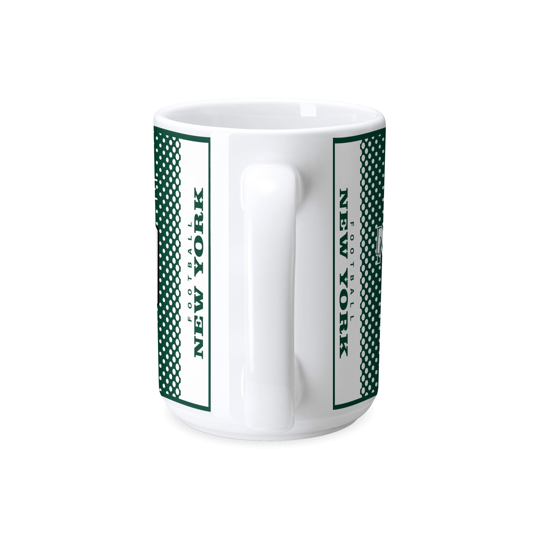Personalized New York J Football Mug - Custom Name & Number - Antking ANTKING