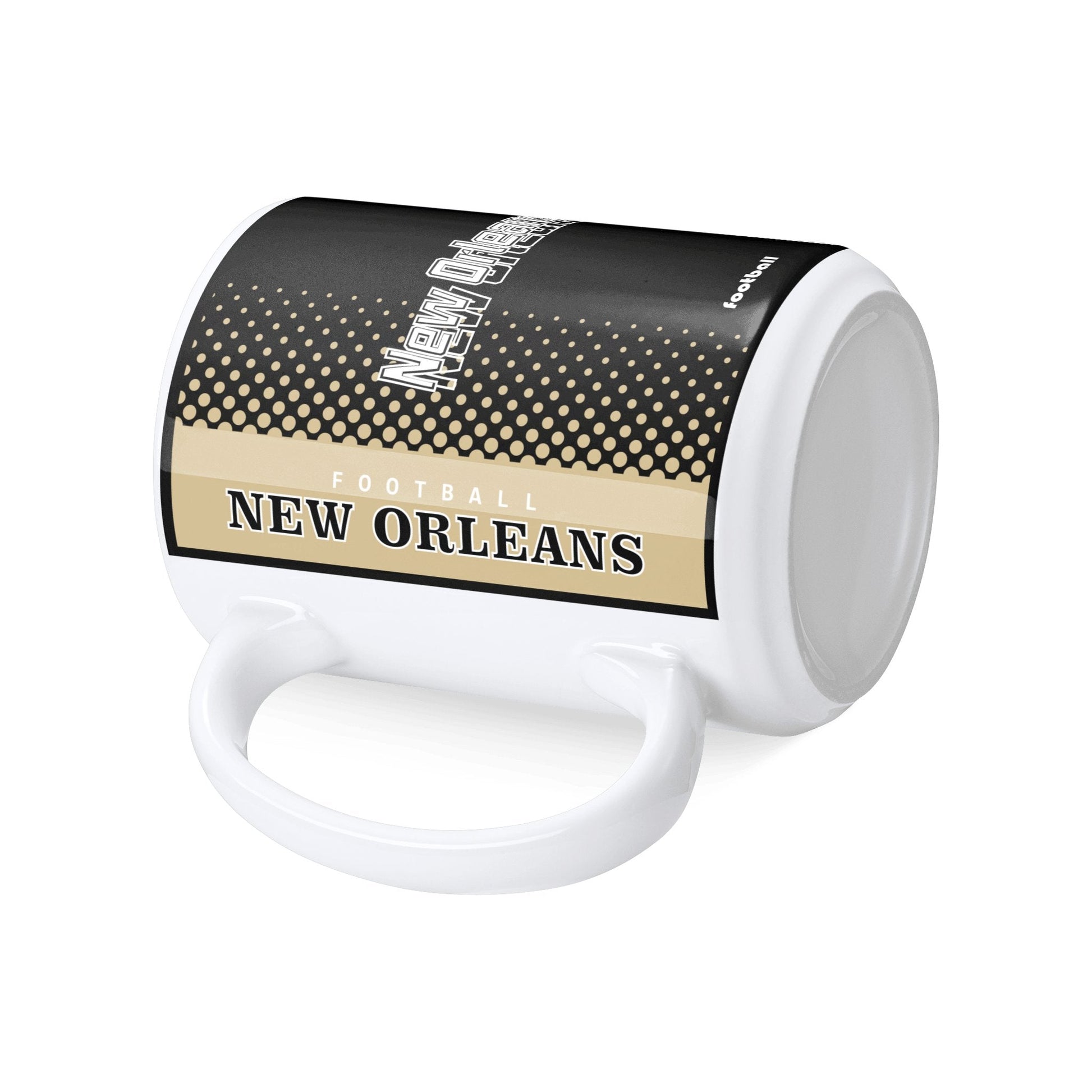 Personalized New Orleansa Football Mug - Custom Name & Number - Antking ANTKING